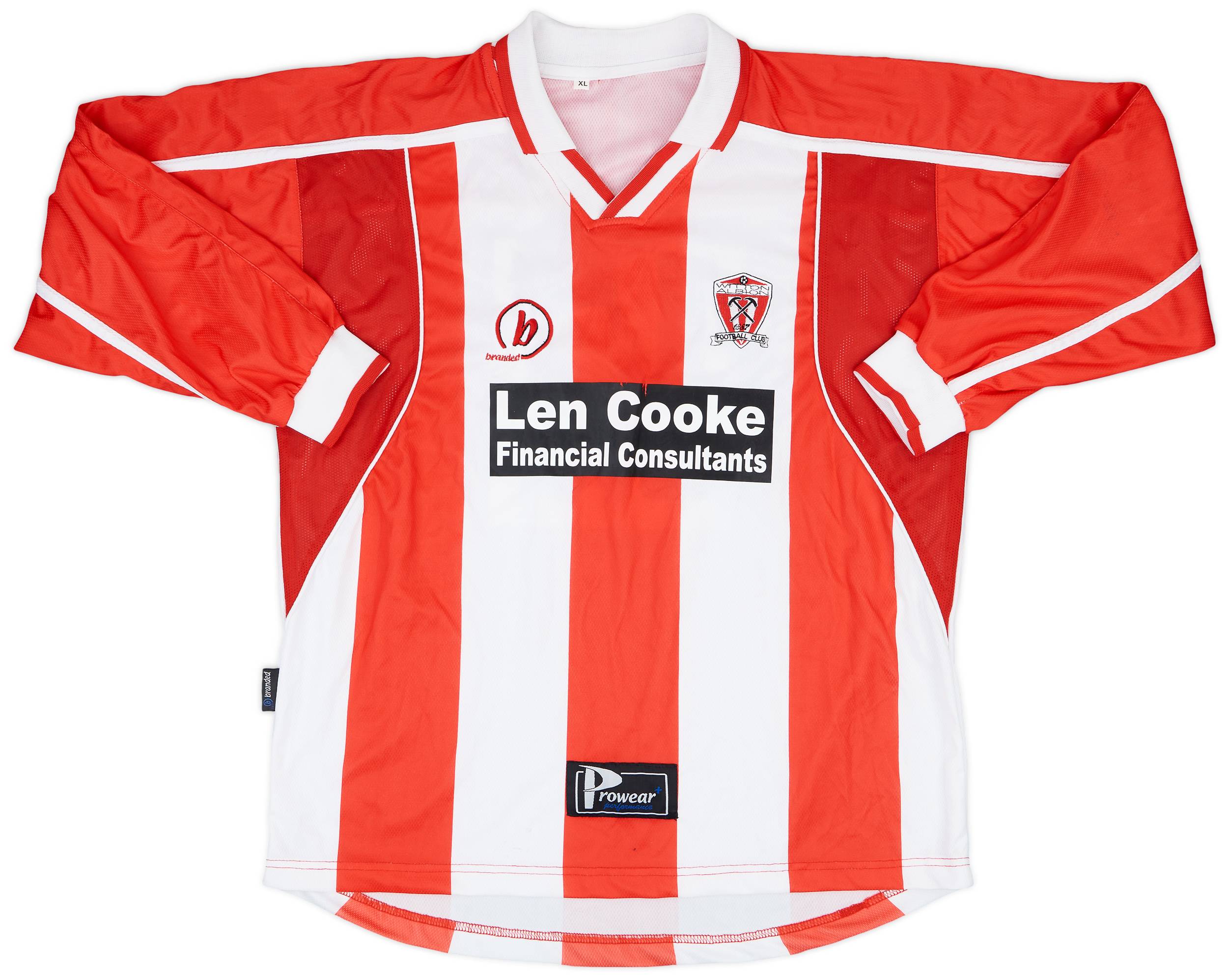 2004-06 Witton Albion Match Issue Home L/S Shirt #17