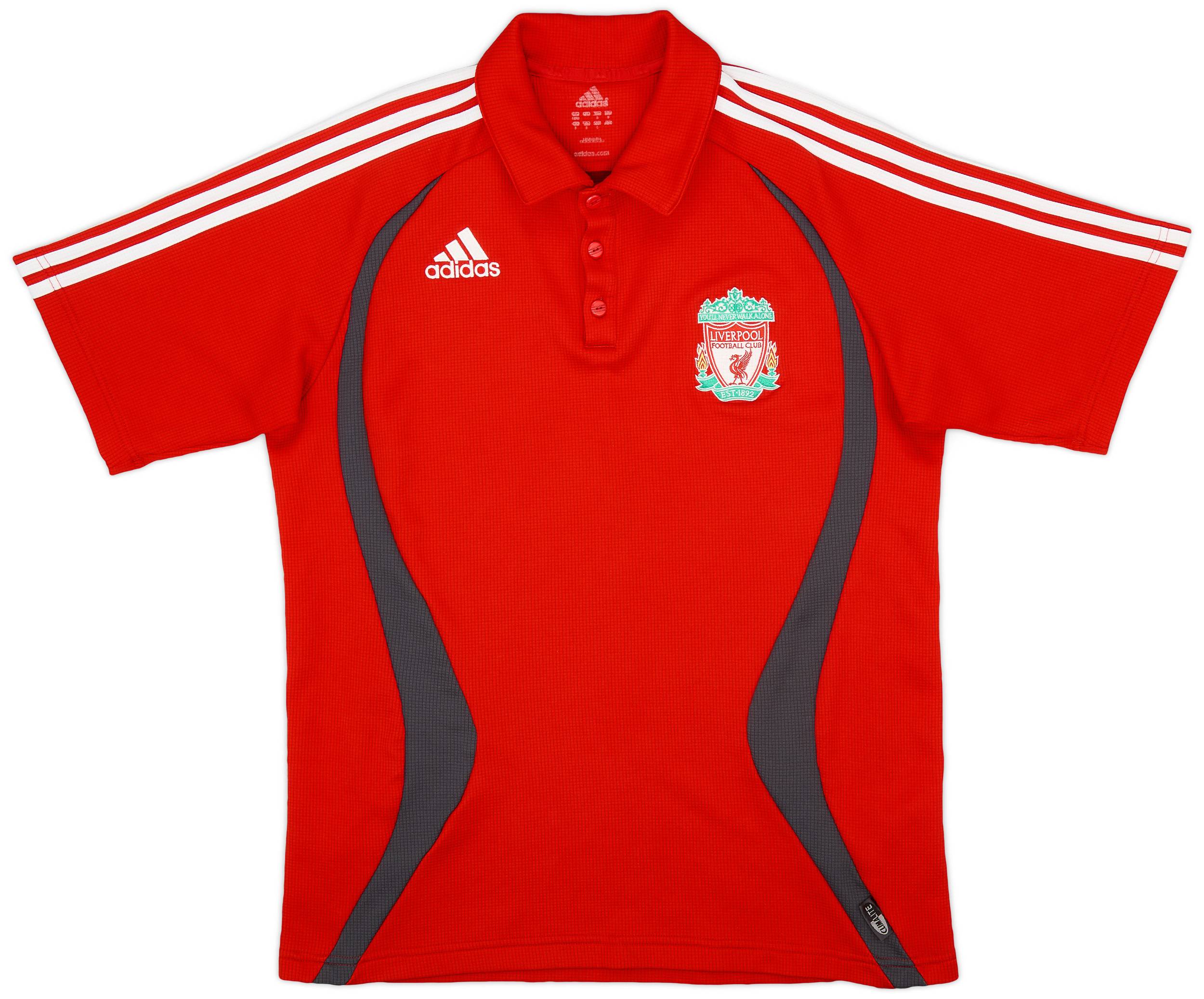 2006-07 Liverpool adidas Polo Shirt - 9/10 - (L)