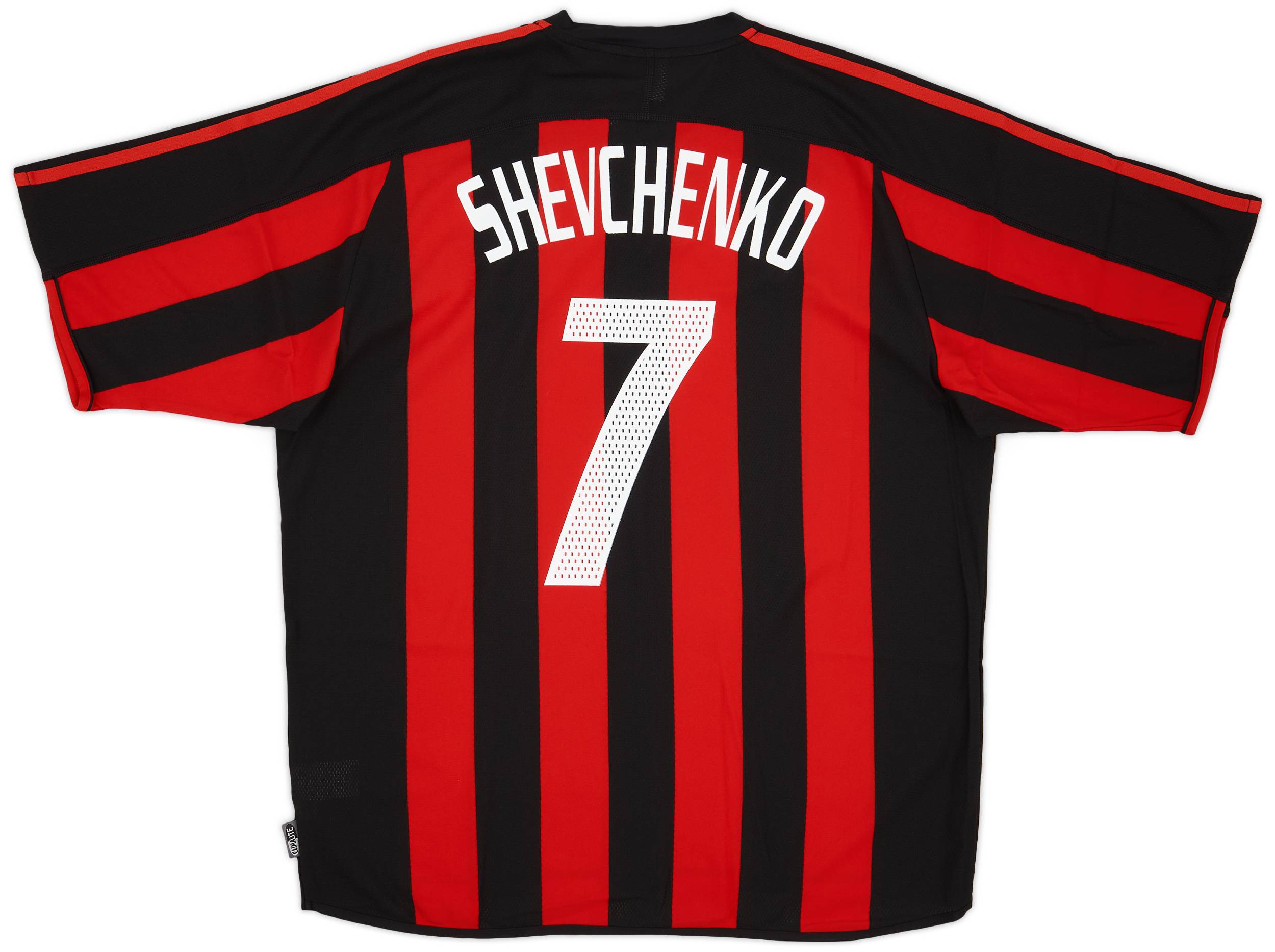 2003-04 AC Milan Home Shirt Shevchenko #7 (XL)