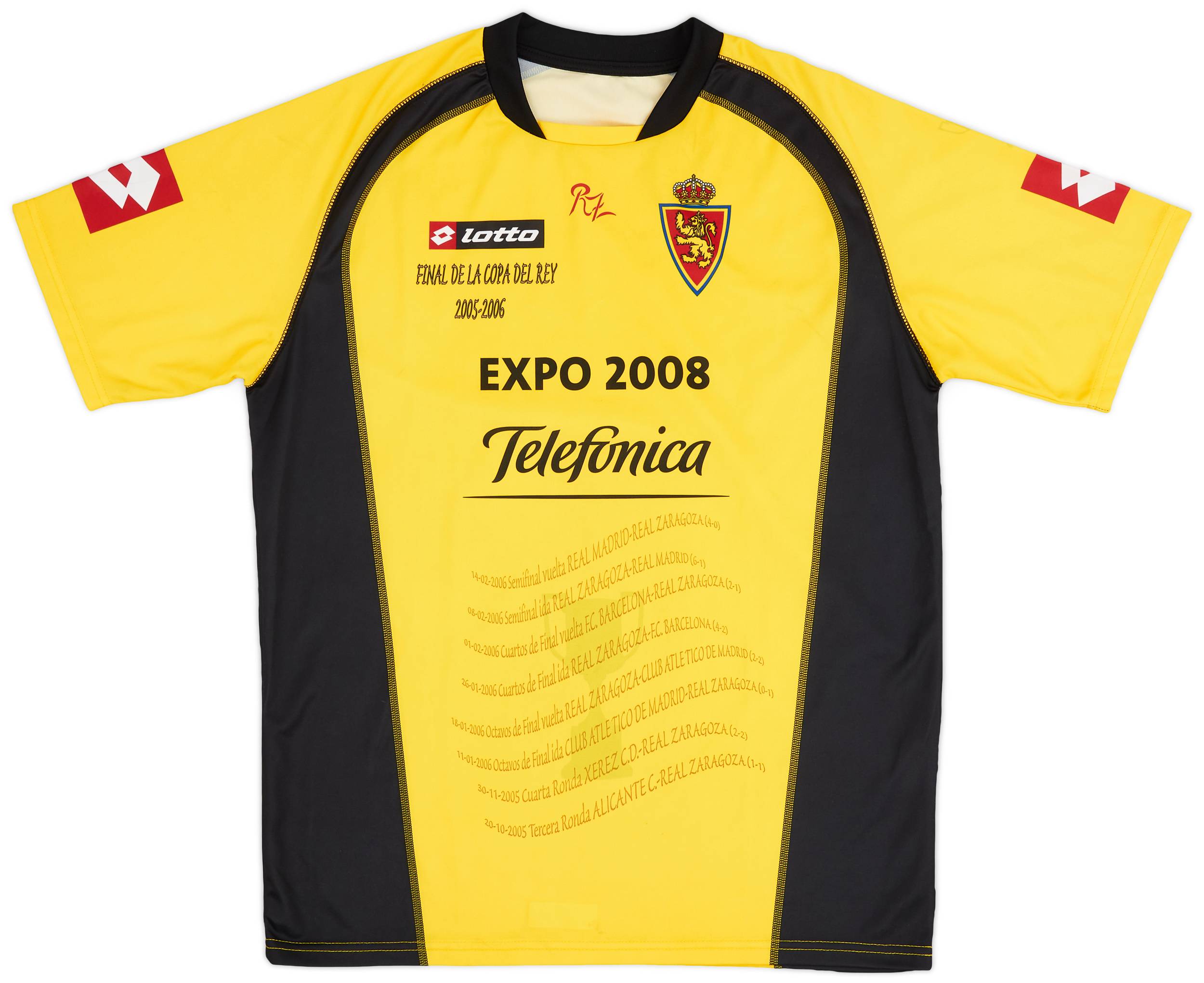 2005-06 Real Zaragoza 'Copa Del Rey Final 2005-06' Third Shirt - 8/10 - (L)