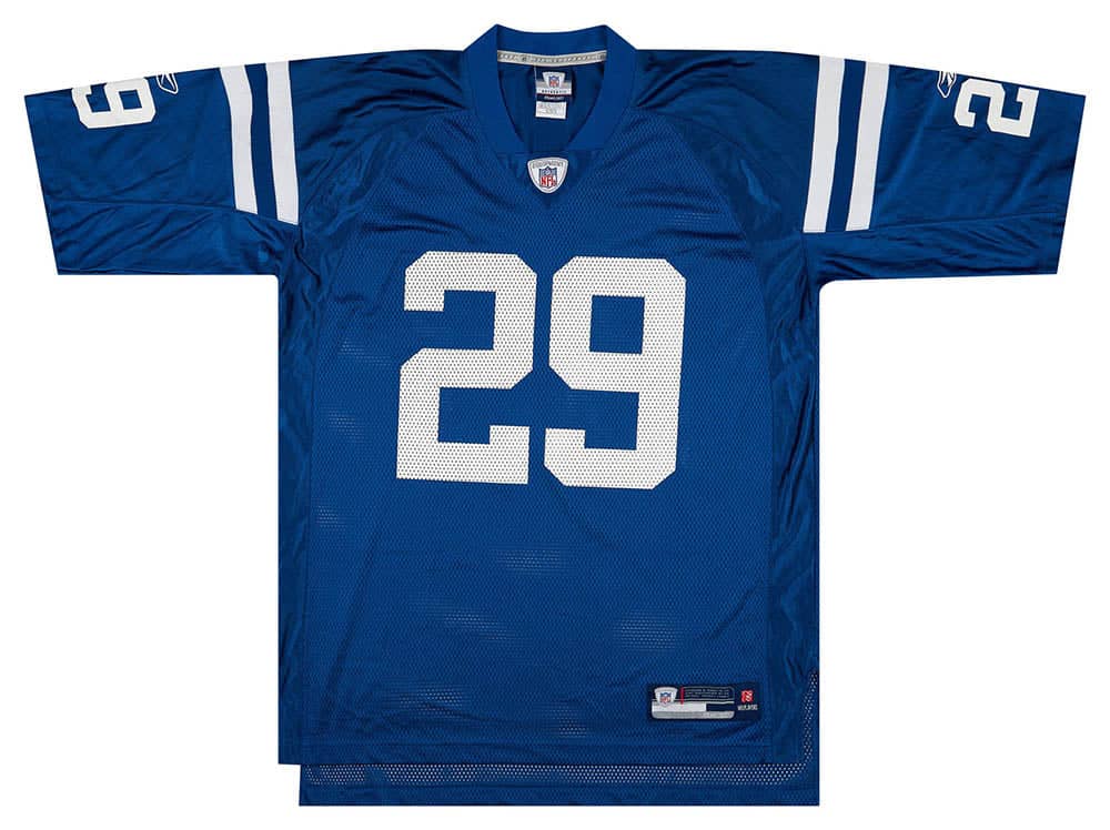 2007 Indianapolis Colts Addai #29 Reebok On Field Jersey (Home) XL