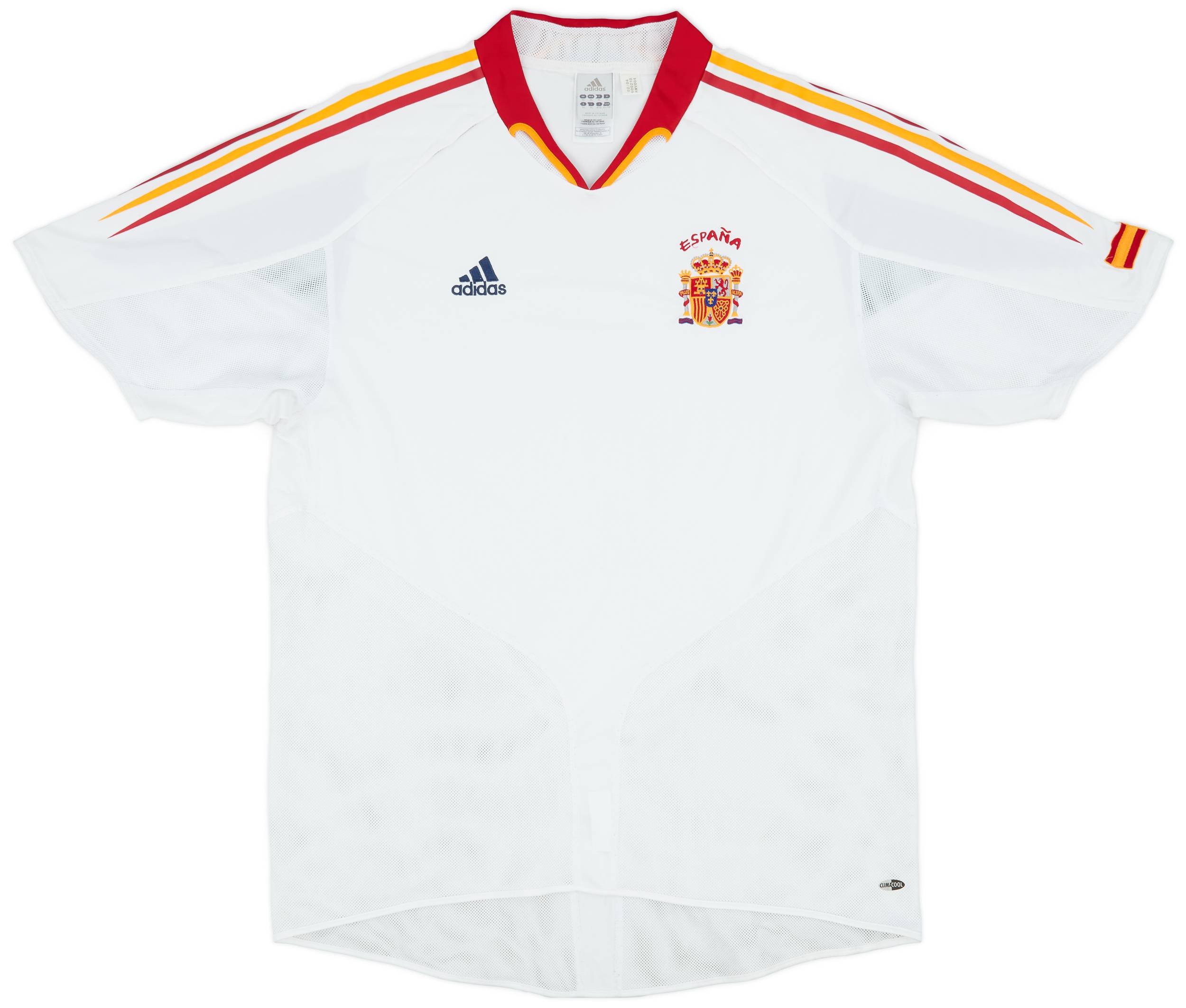 ウェア Spain away Euro 2004 Player Issue Shirts Spain España #20 Xavi Euro 2004 away shirt Adidas jersey
