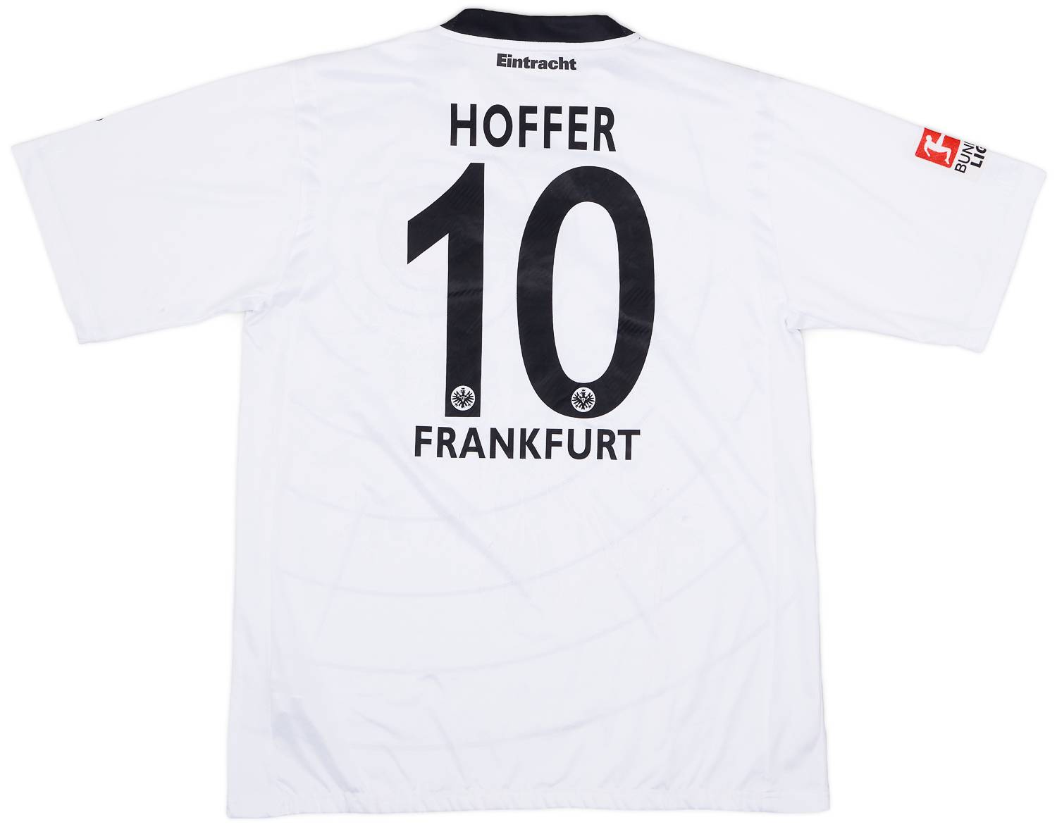 2011-12 Eintracht Frankfurt Away Shirt Hoffer #10 - 7/10 - (L)