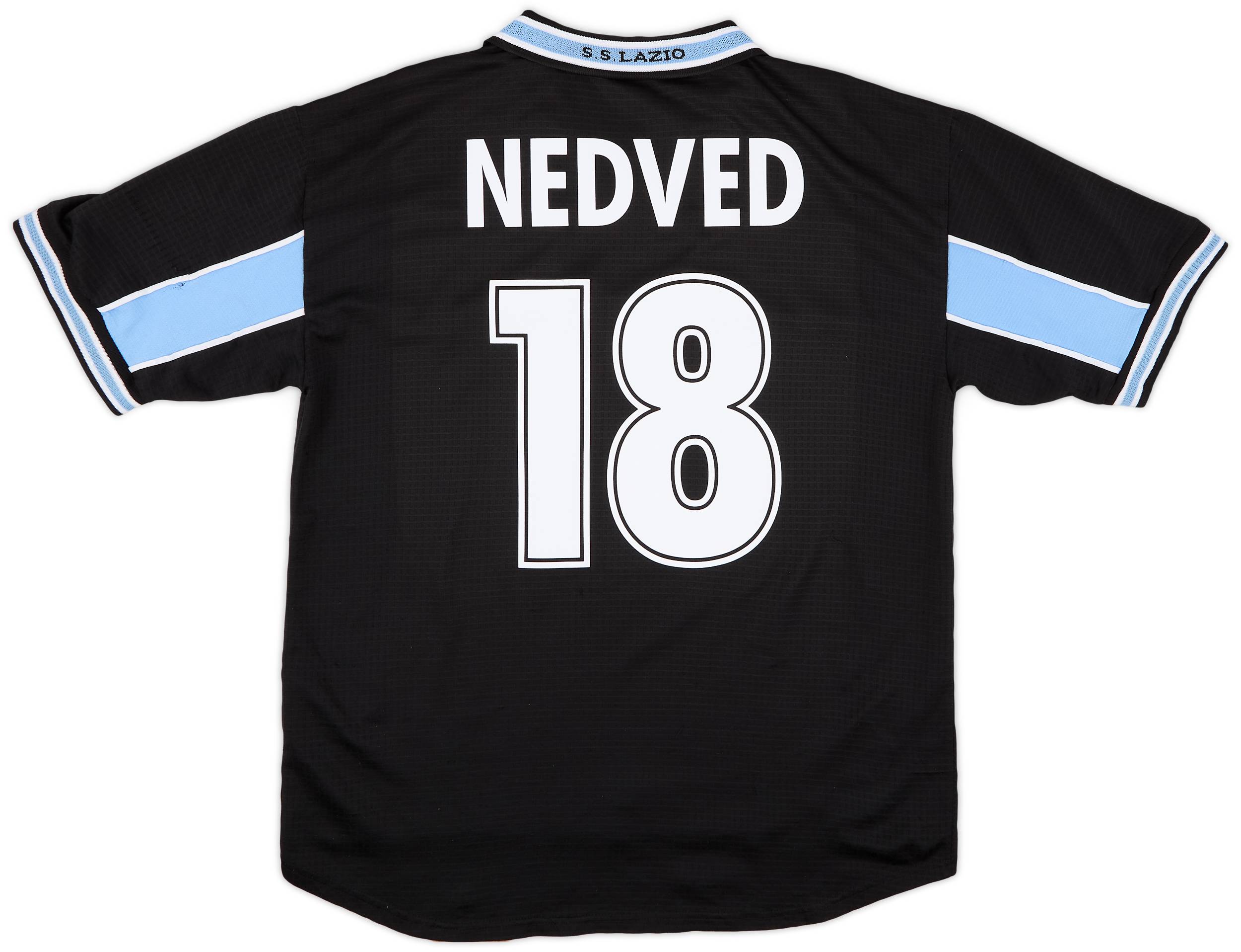 1998-99 Lazio Away Shirt Nedved #18 - 7/10 - (XL)