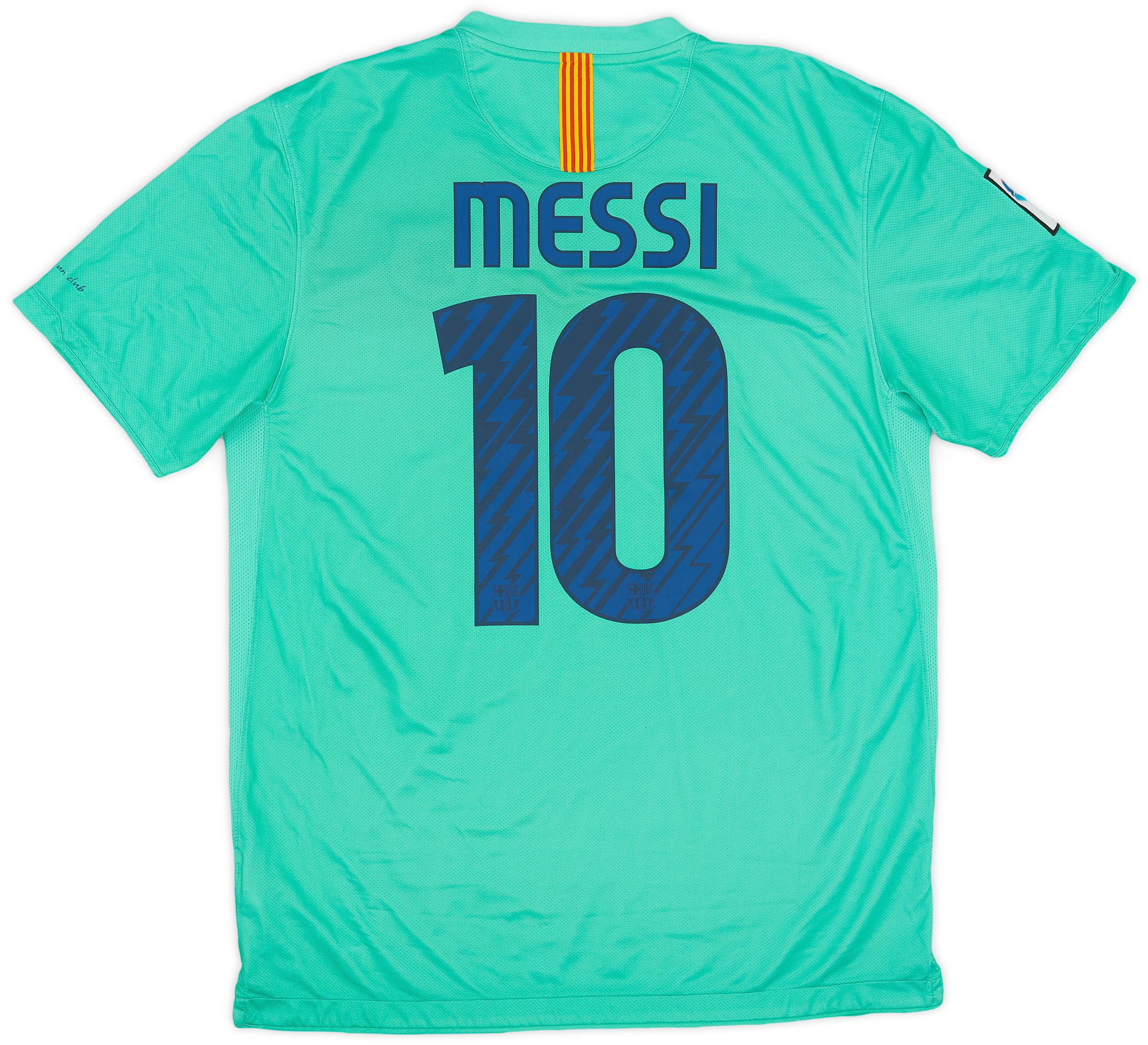 2010-11 Barcelona Away Shirt Messi #10 - 7/10 - (L)