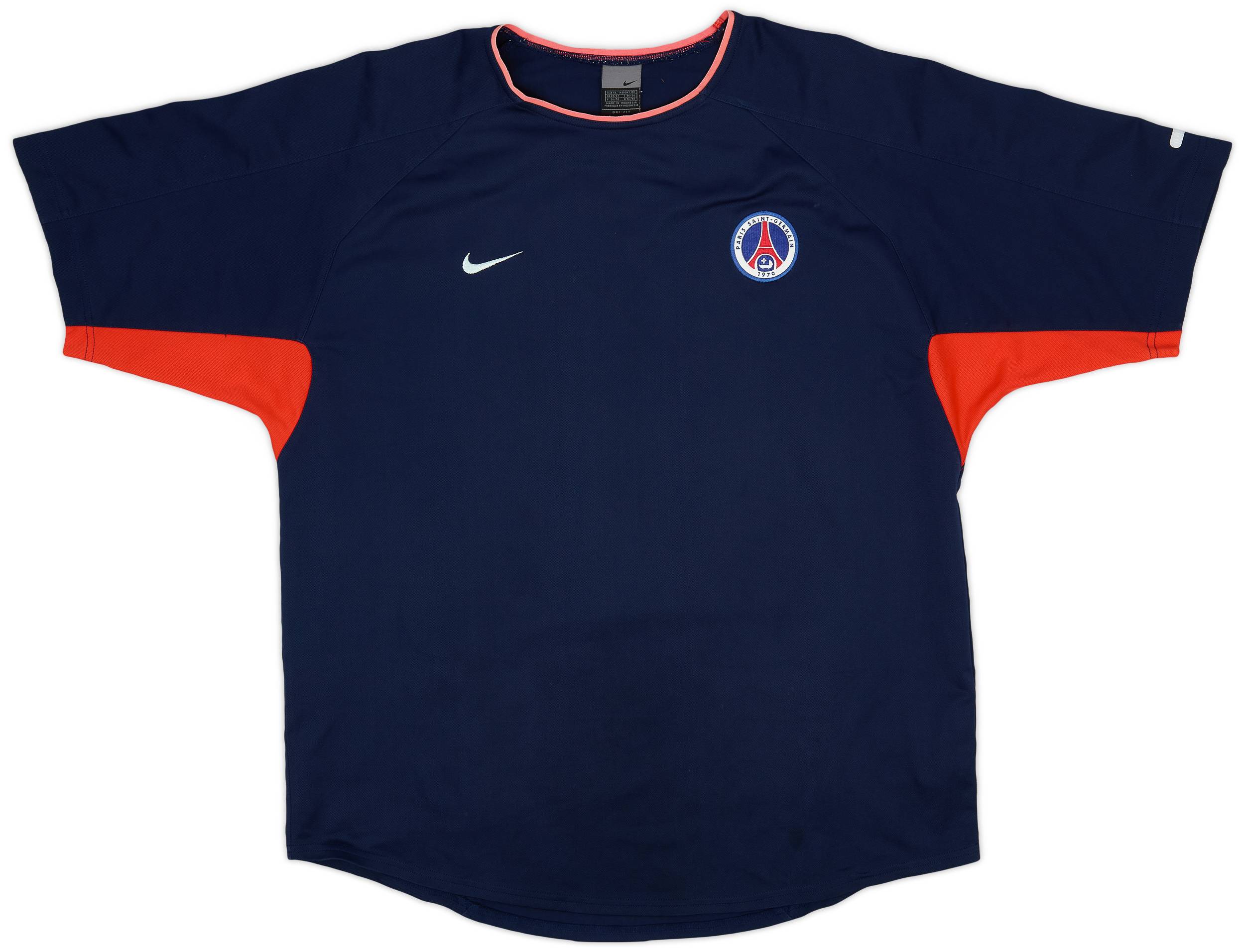 2002-03 Paris Saint-Germain Training Shirt - 8/10 - (XL)