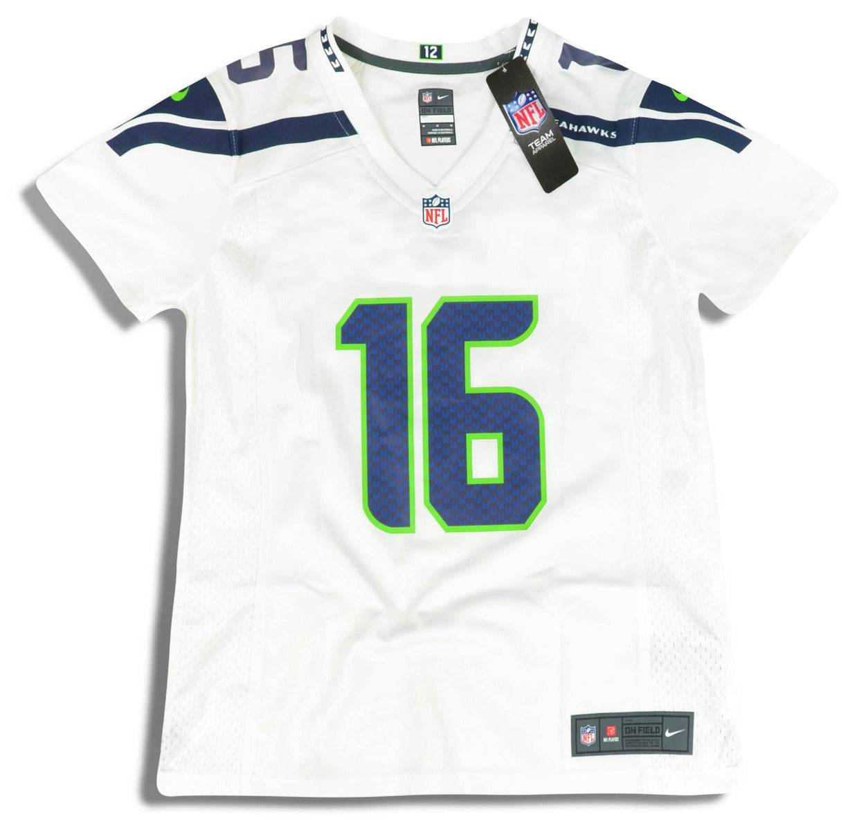 2018-19 Seattle Seahawks Lockett #16 Nike Game Jersey (Away) Womens (M) - W/Tags