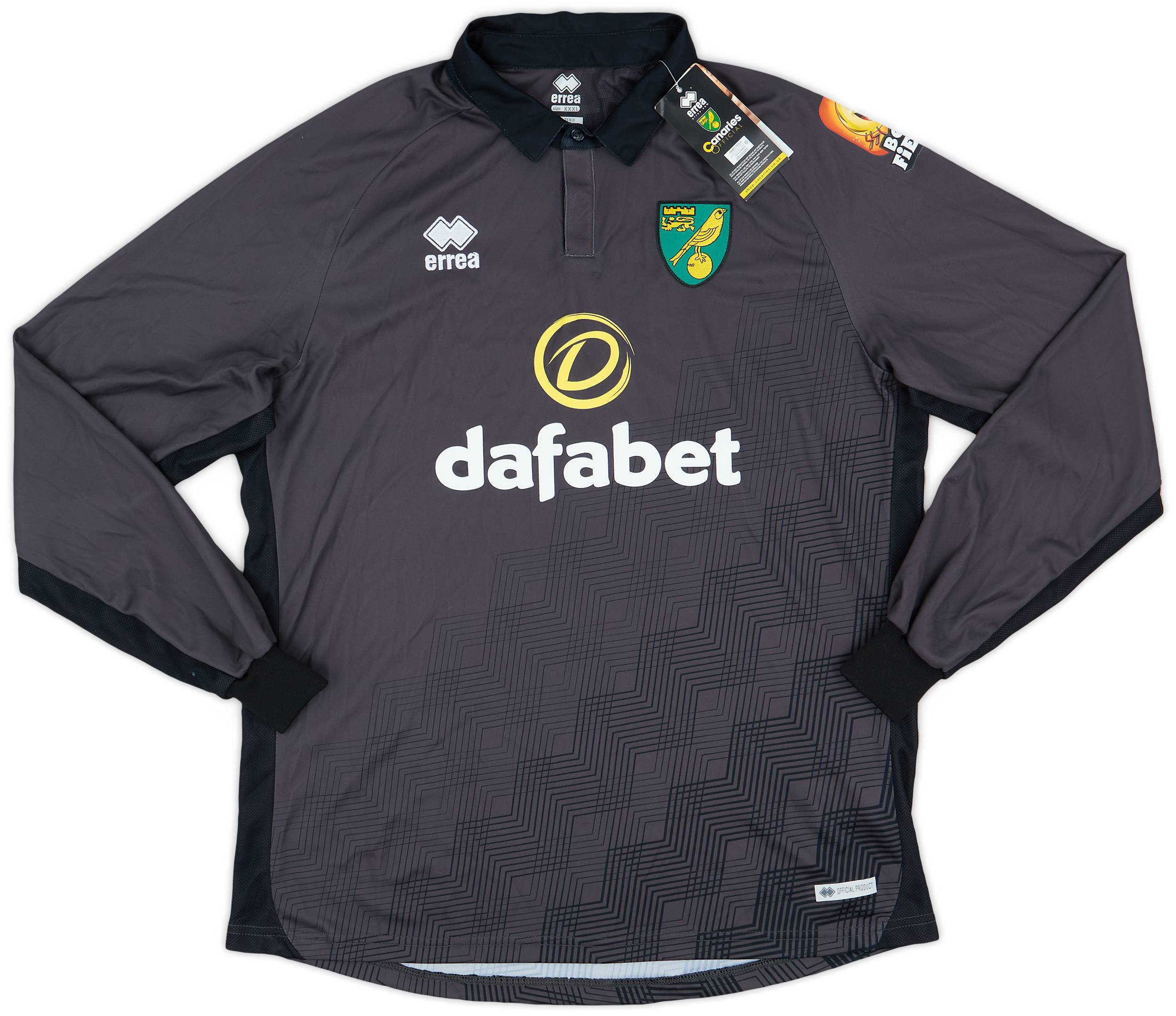 2019-20 Norwich Third L/S Shirt (3XL)