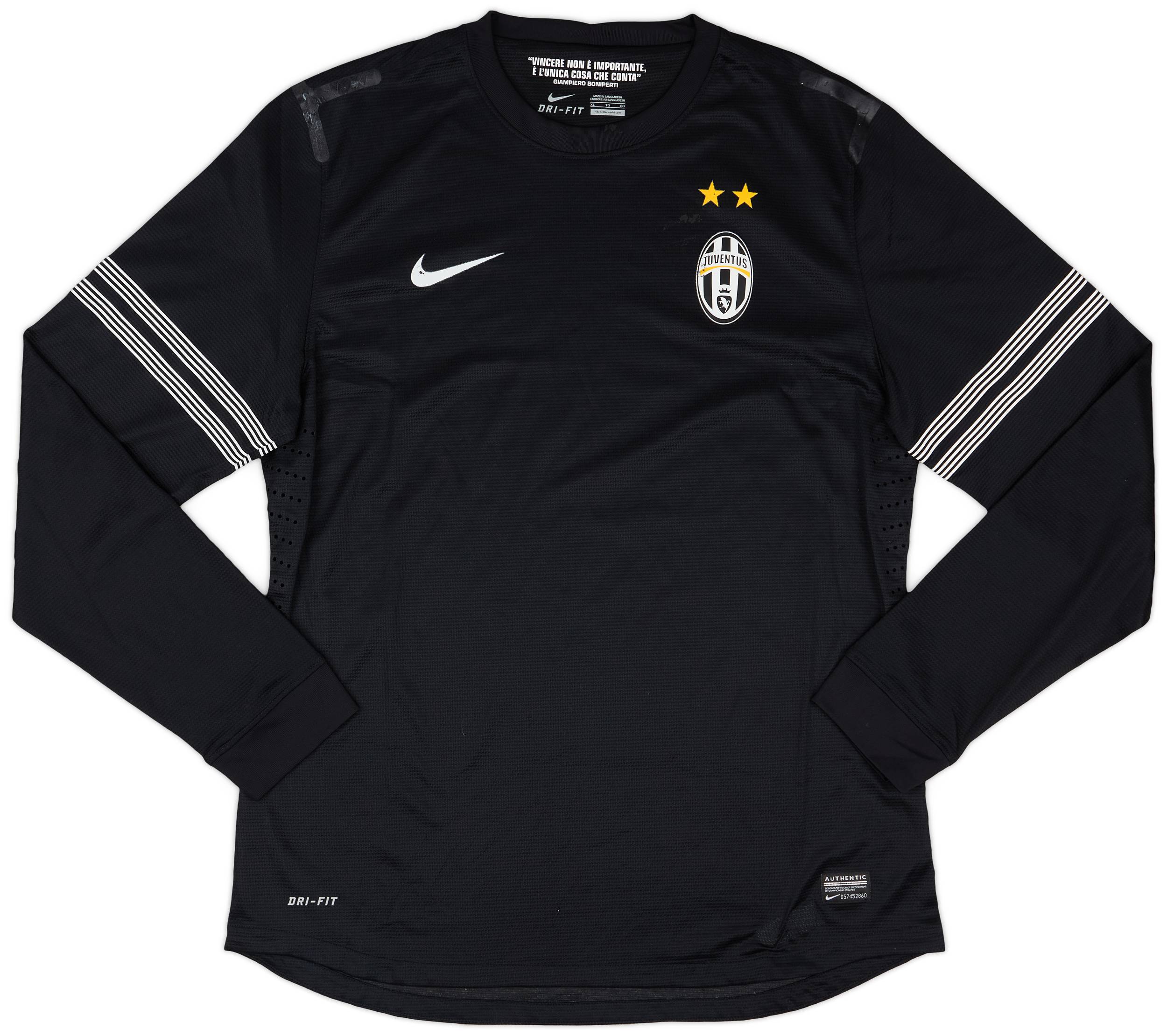 2012 13 Juventus Player Issue Away L S Shirt 7 10 XL