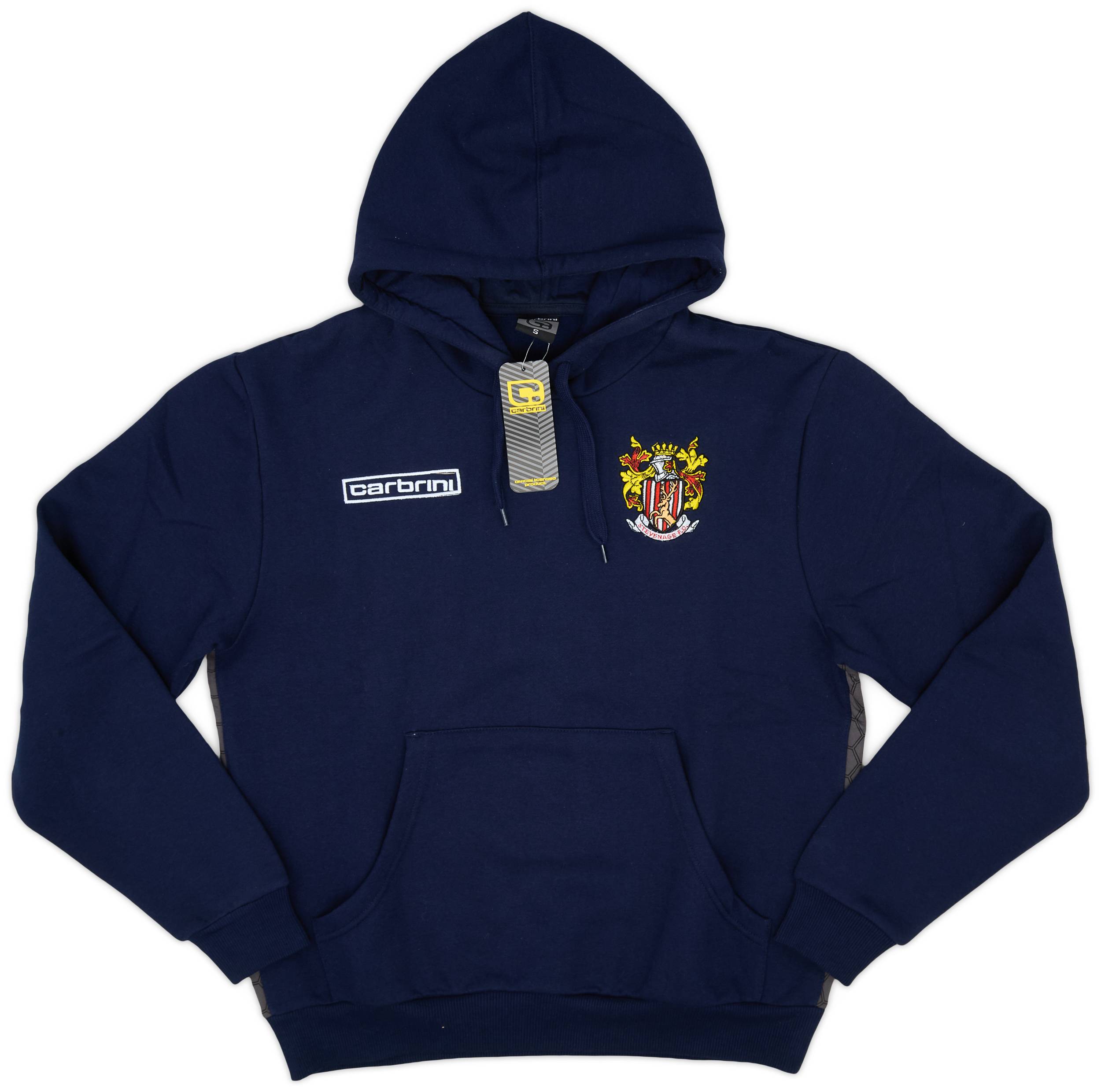 2015 16 Stevenage Carbrini Hooded Sweat Top S