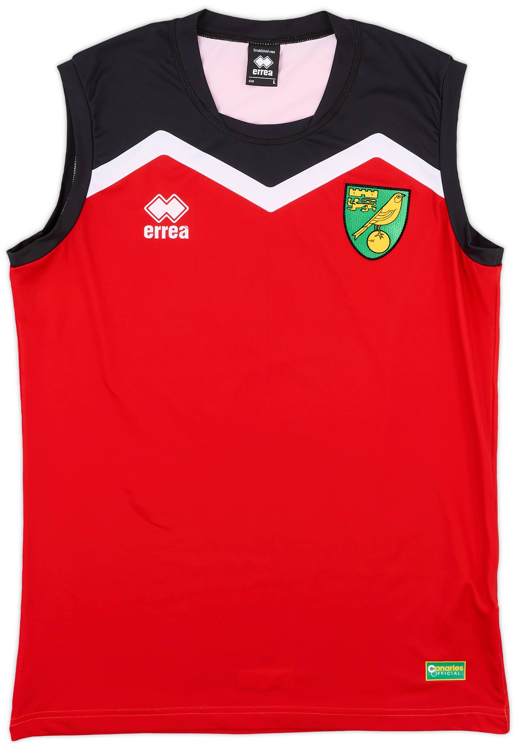 2016-17 Norwich Errea Training Vest - 8/10 - (L)