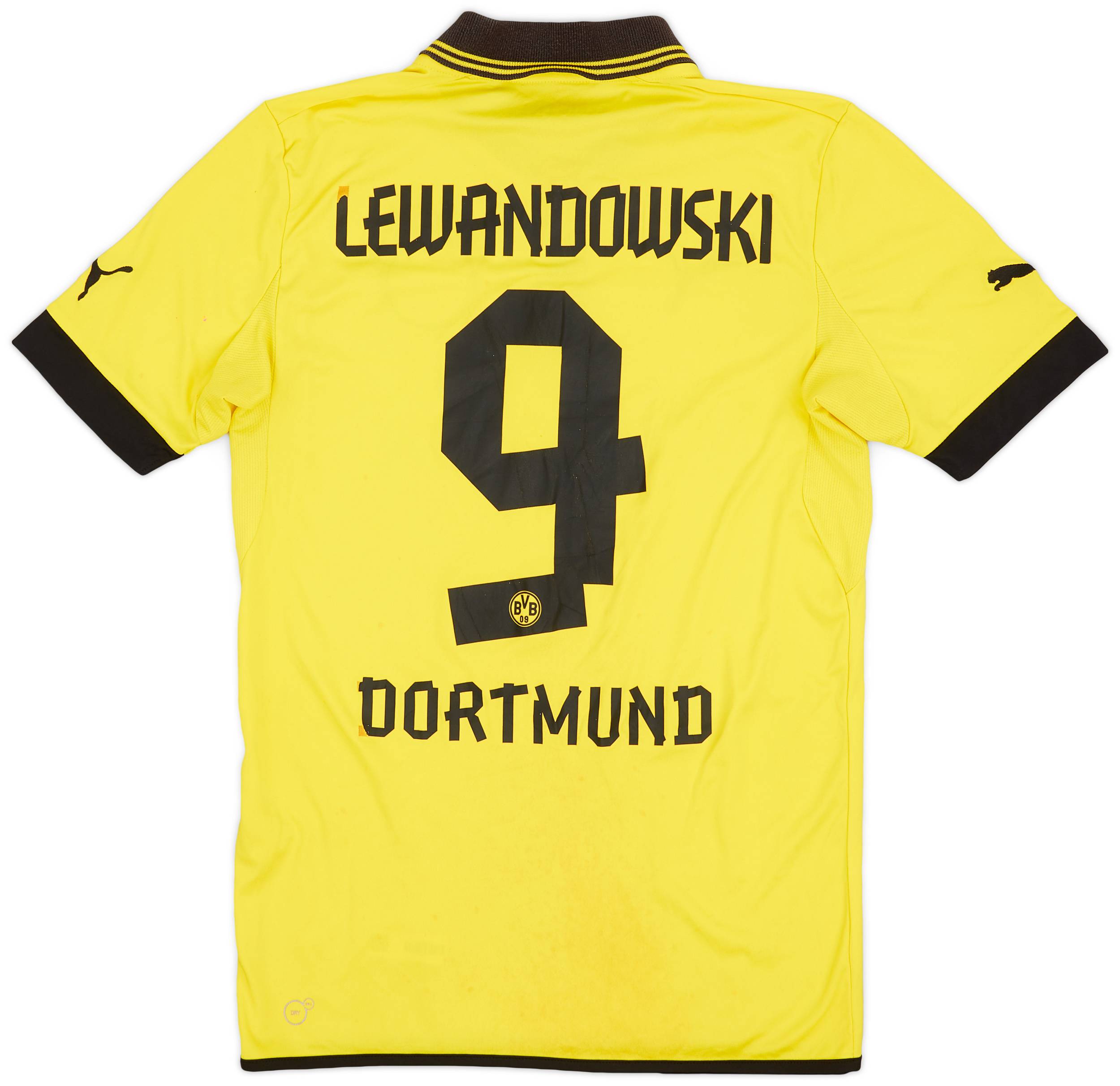 2012 13 Borussia Dortmund Home Shirt Lewandowski 9 5 10 S