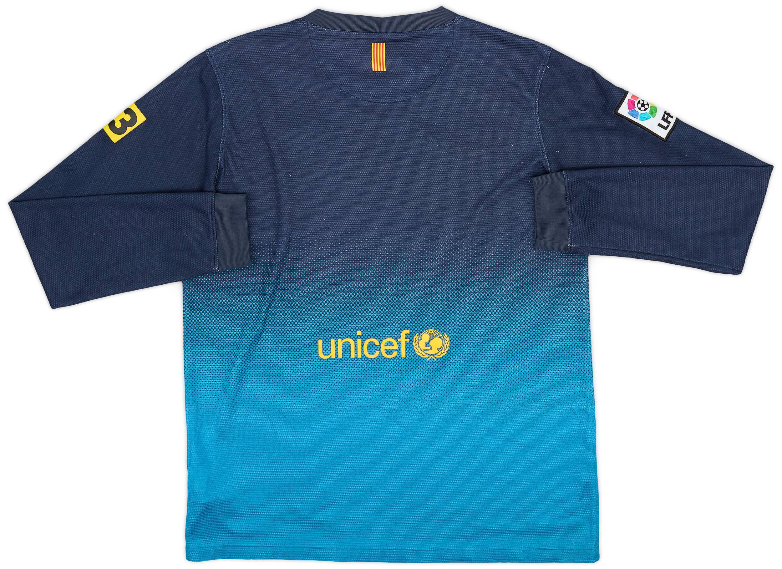 超レア　FC Barcelona シャツ FC Barcelona Shirt Mens Extra Large Blue Patch Badge Team