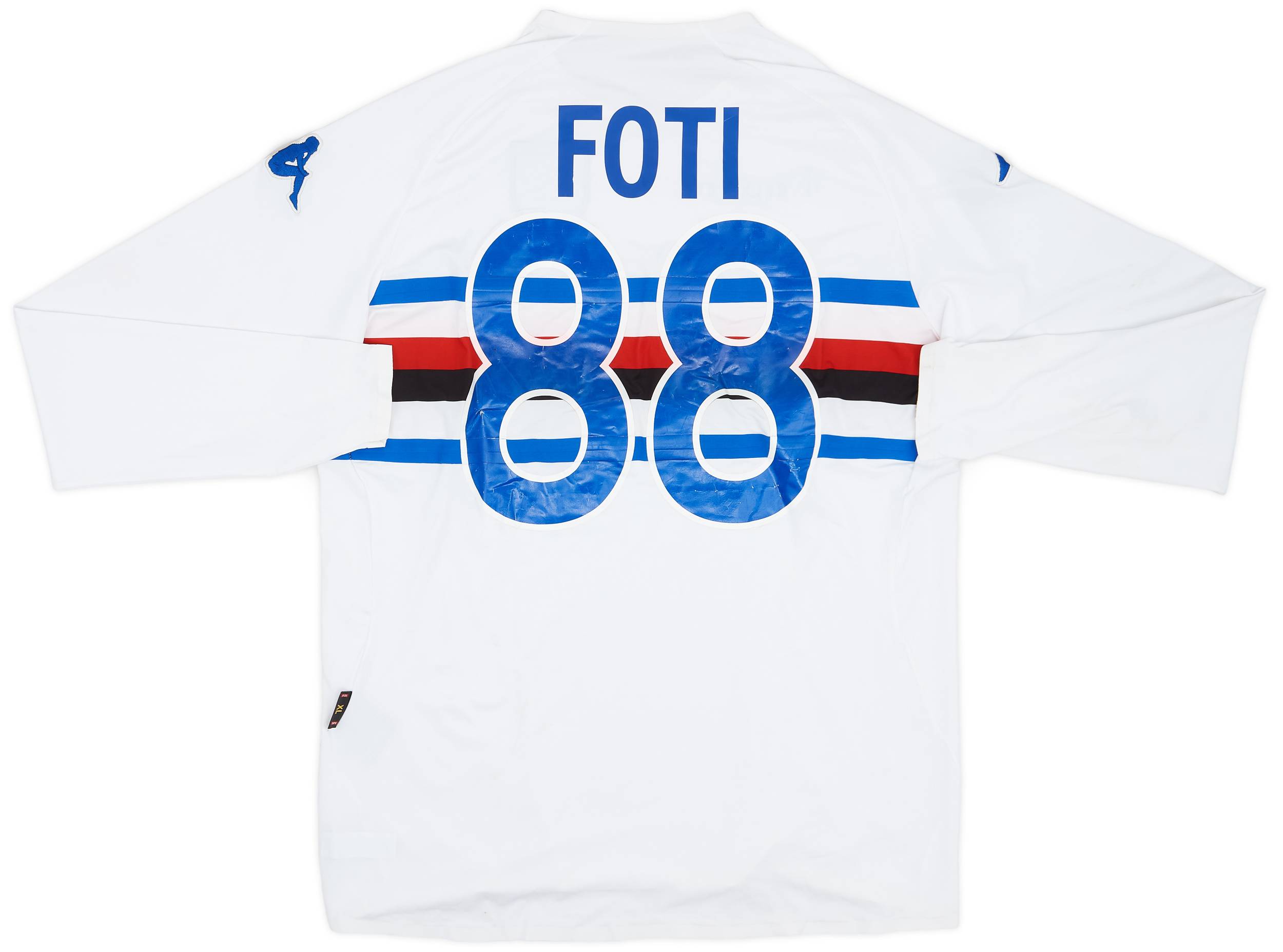 2006-07 Sampdoria Match Issue Away Shirt Foti #88
