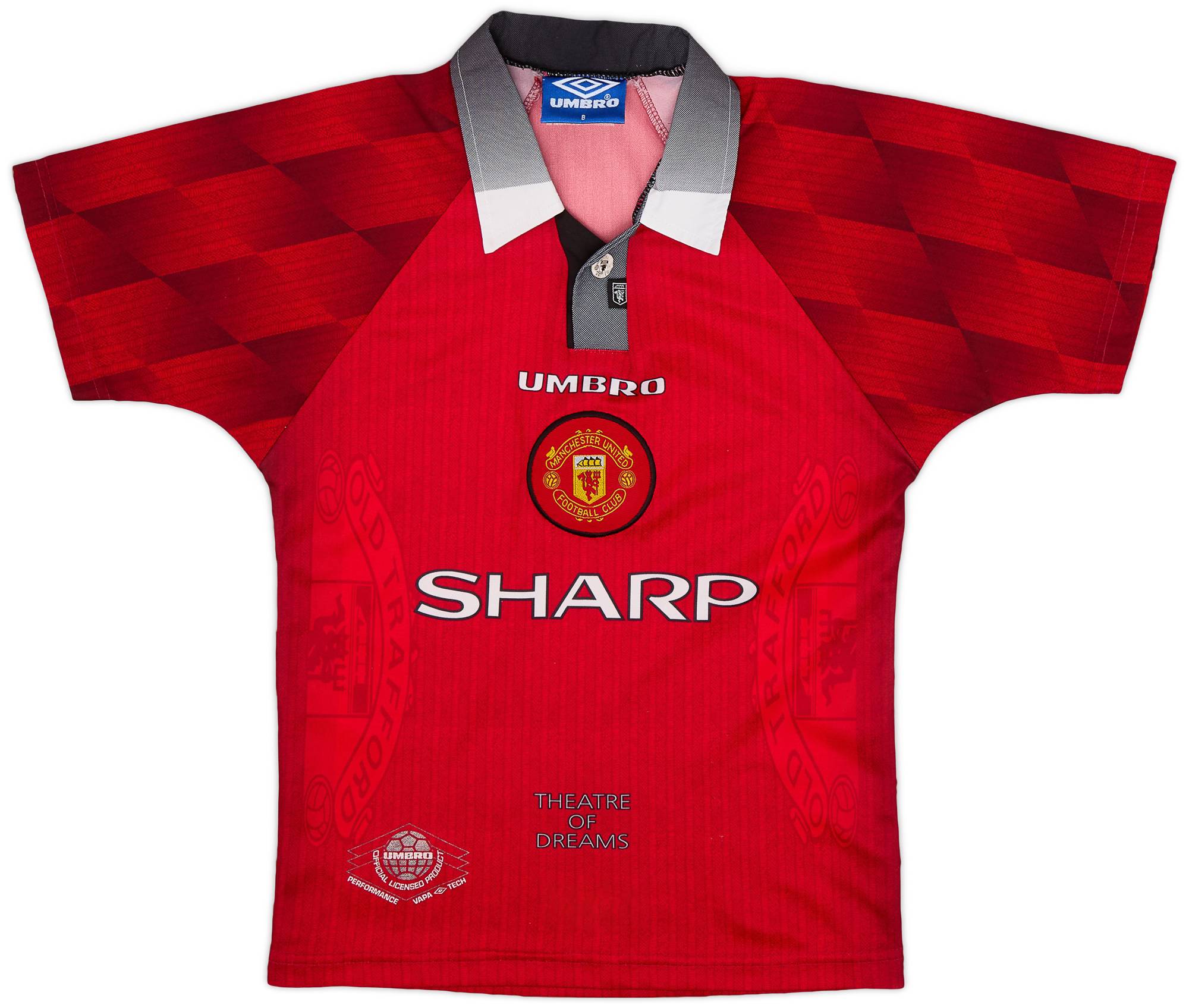 ウェア Manchester United 1996 Home Uniform MANCHESTER UNITED 1995 1996 HOME FOOTBALL SHIRT SOCCER