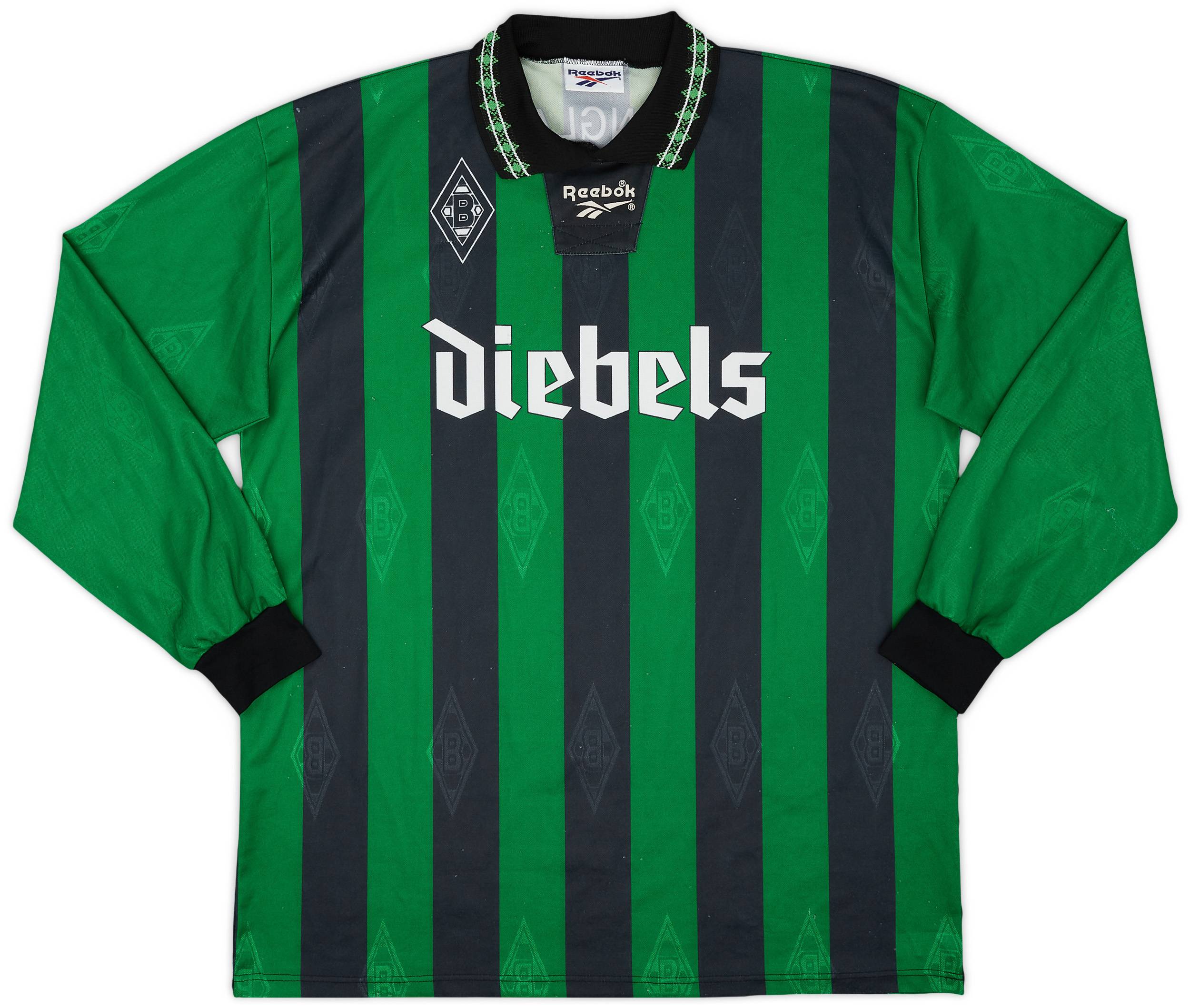 1995-96 Borussia Monchengladbach Away L/S Shirt - 6/10 - (XXL)
