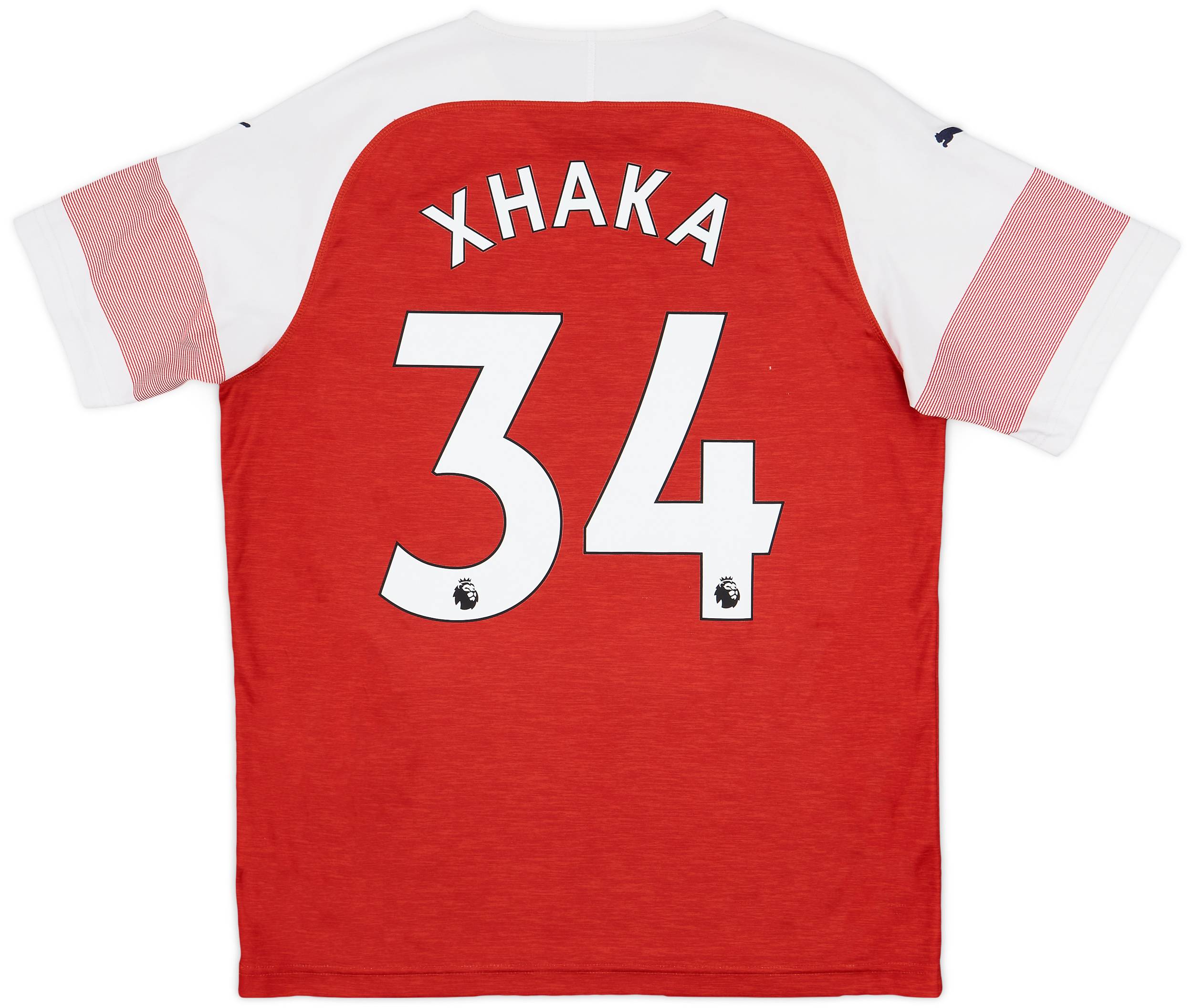 2018-19 Arsenal Home Shirt Xhaka #34 - 6/10 - (L)