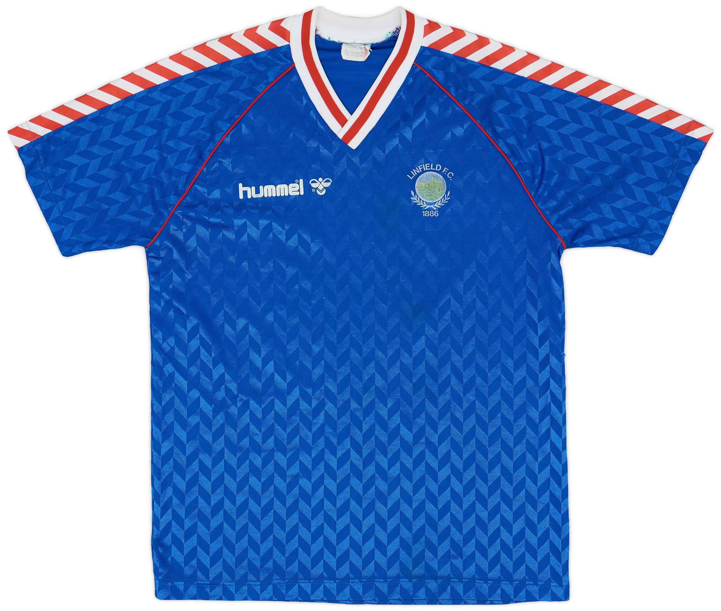 1987-90 Linfield Home Shirt - 7/10 - (L)