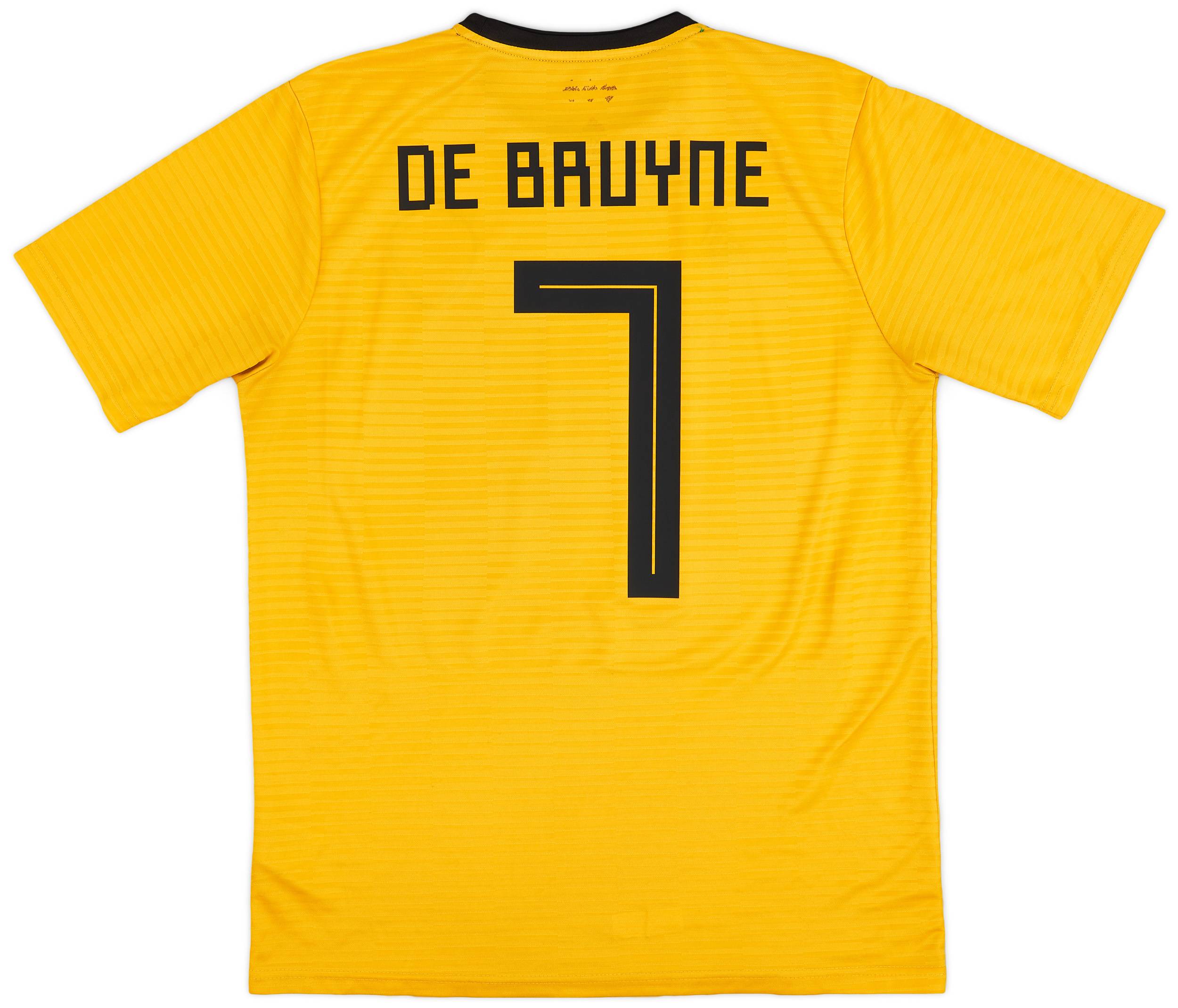 2018 19 Belgium Away Shirt De Bruyne 7 7 10 XL