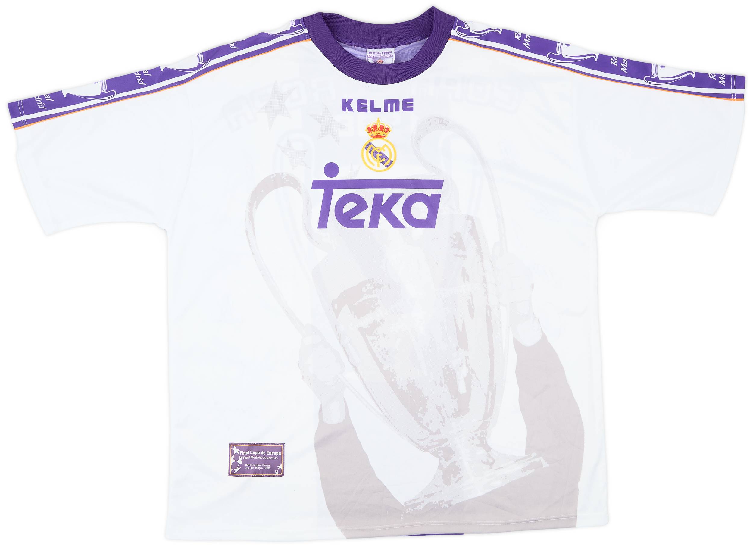 ブランド公式通販サイト 1997-98 Real Madrid Kelme 'Copa Europa 1998' Leisure Shirt ウェア