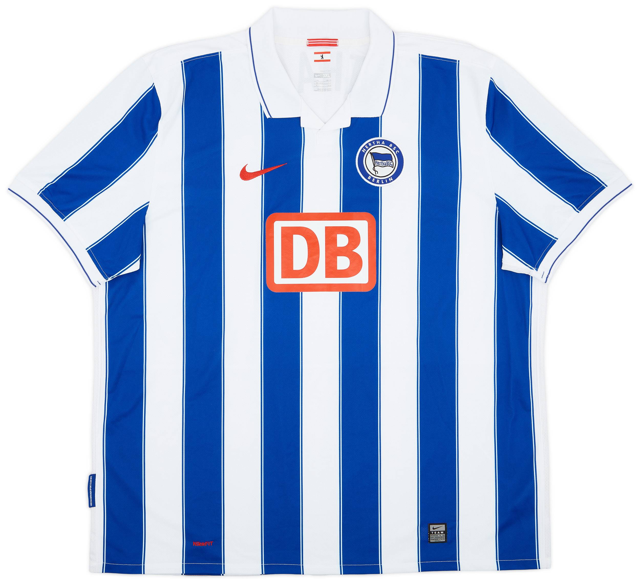 2009-10 Hertha Berlin Home Shirt - 8/10 - (3XL)