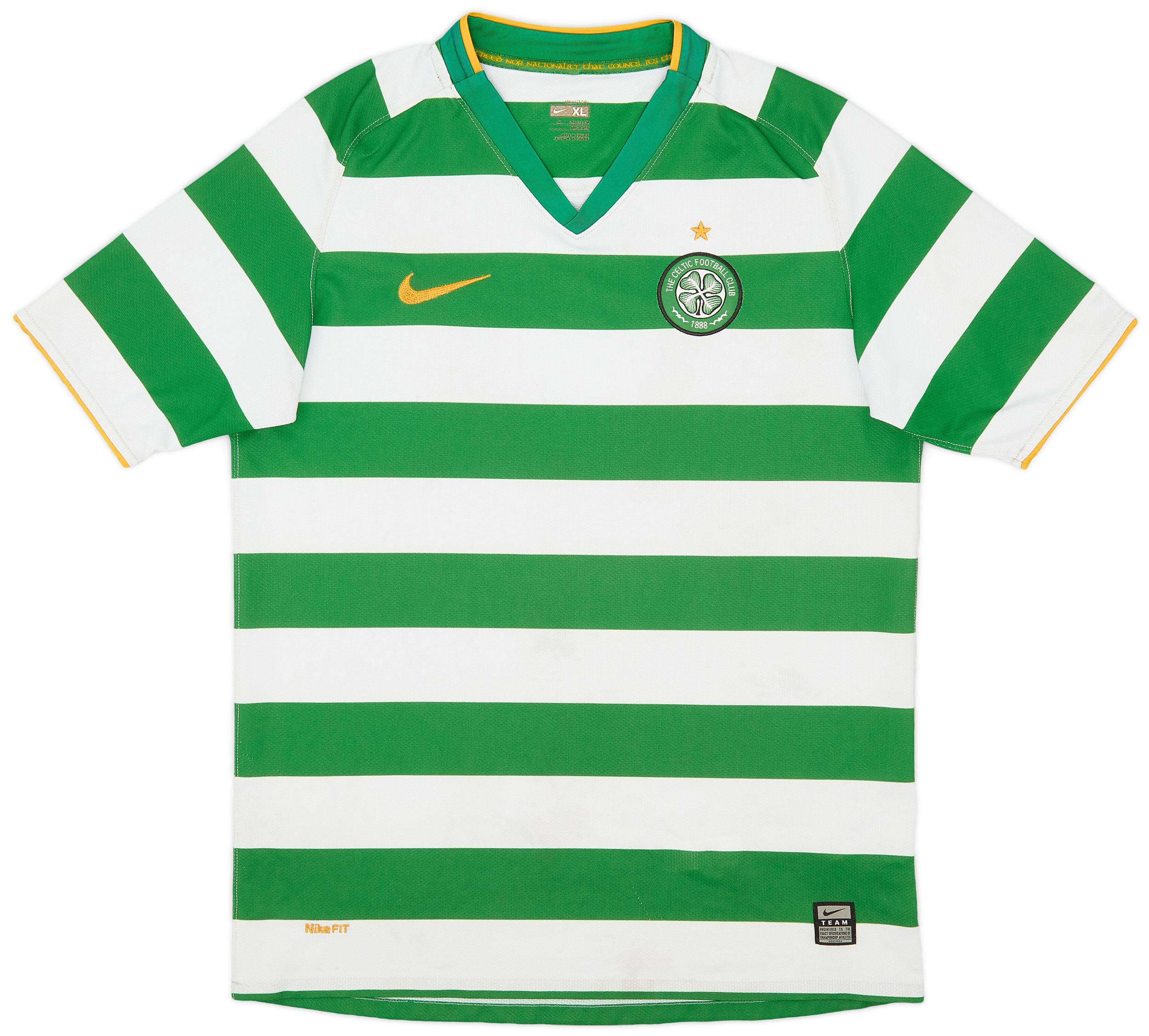 2008-10 Celtic Home Shirt - 8/10 - (XL.Boys)