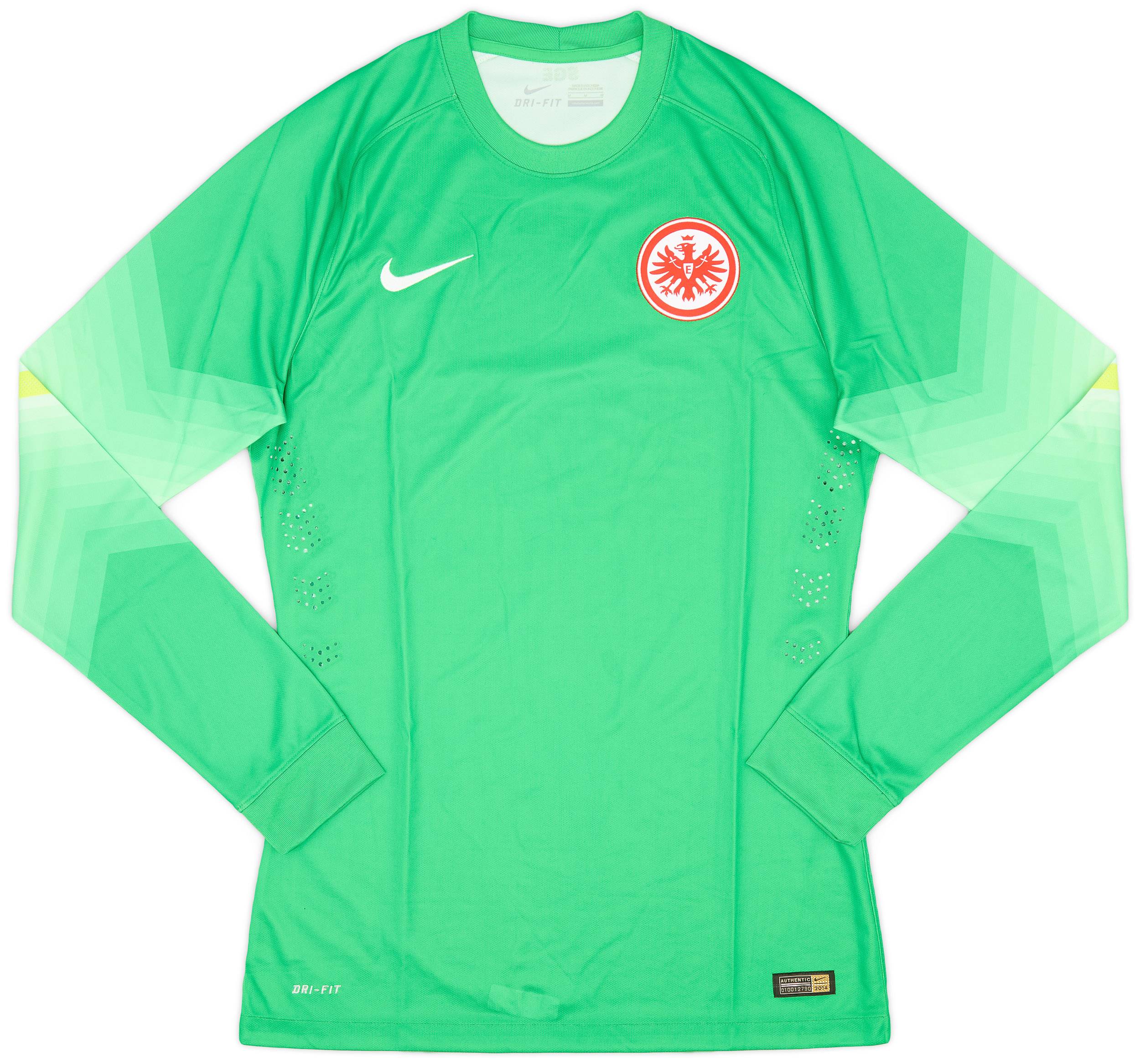 2014-15 Eintracht Frankfurt Player Issue GK Shirt - 9/10 - (M)