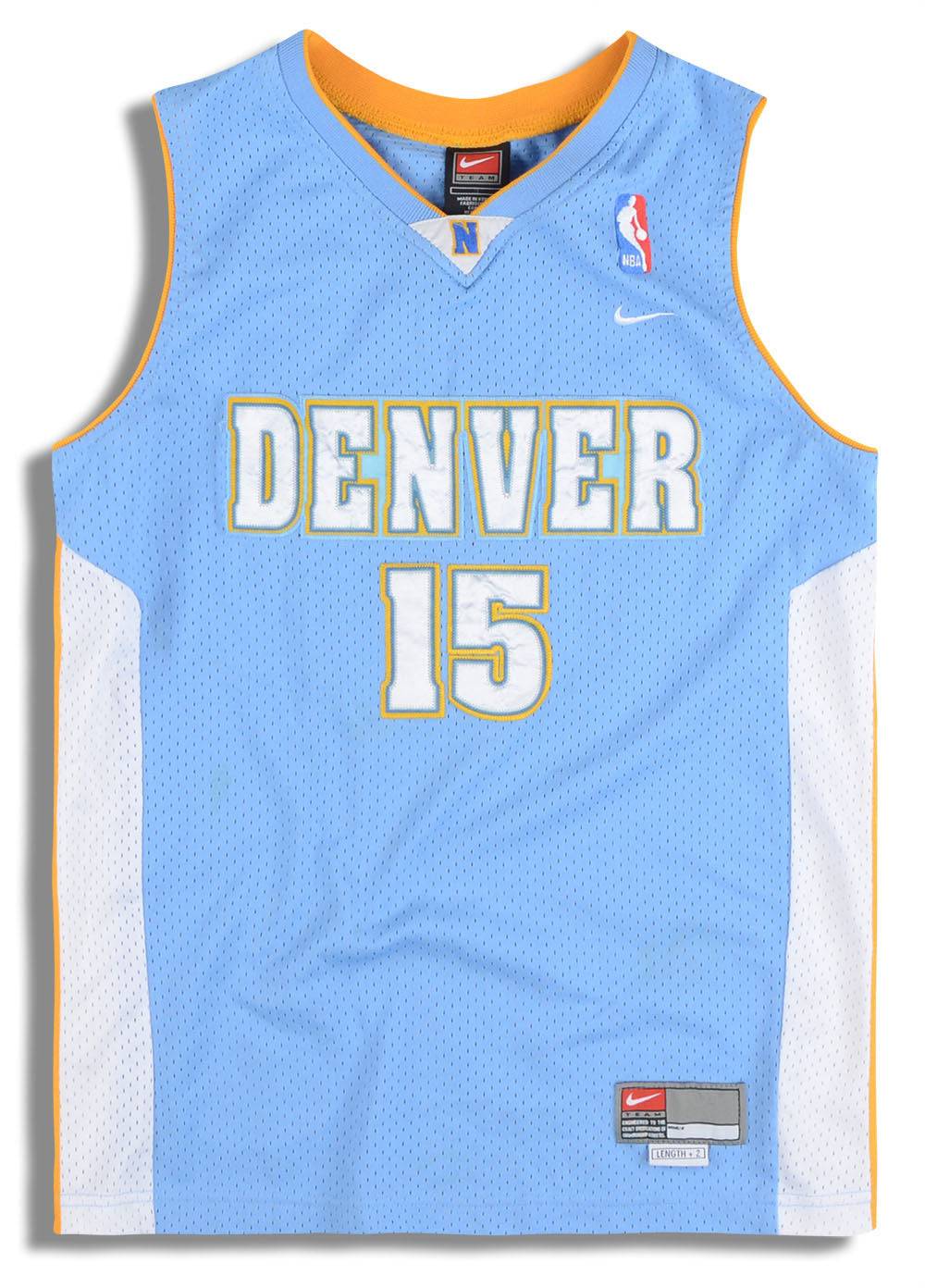 2003-04 Denver Nuggets Anthony #15 Nike Swingman Jersey (Away) Y