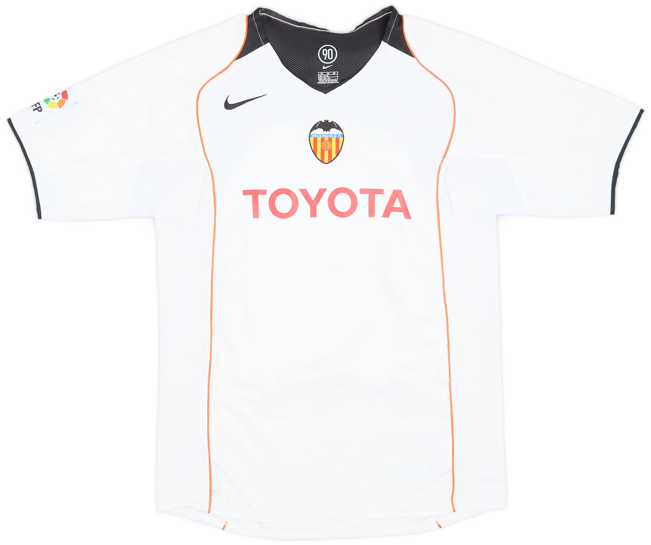 2004-05 Valencia Home Shirt - 8/10 - (XL.Boys)
