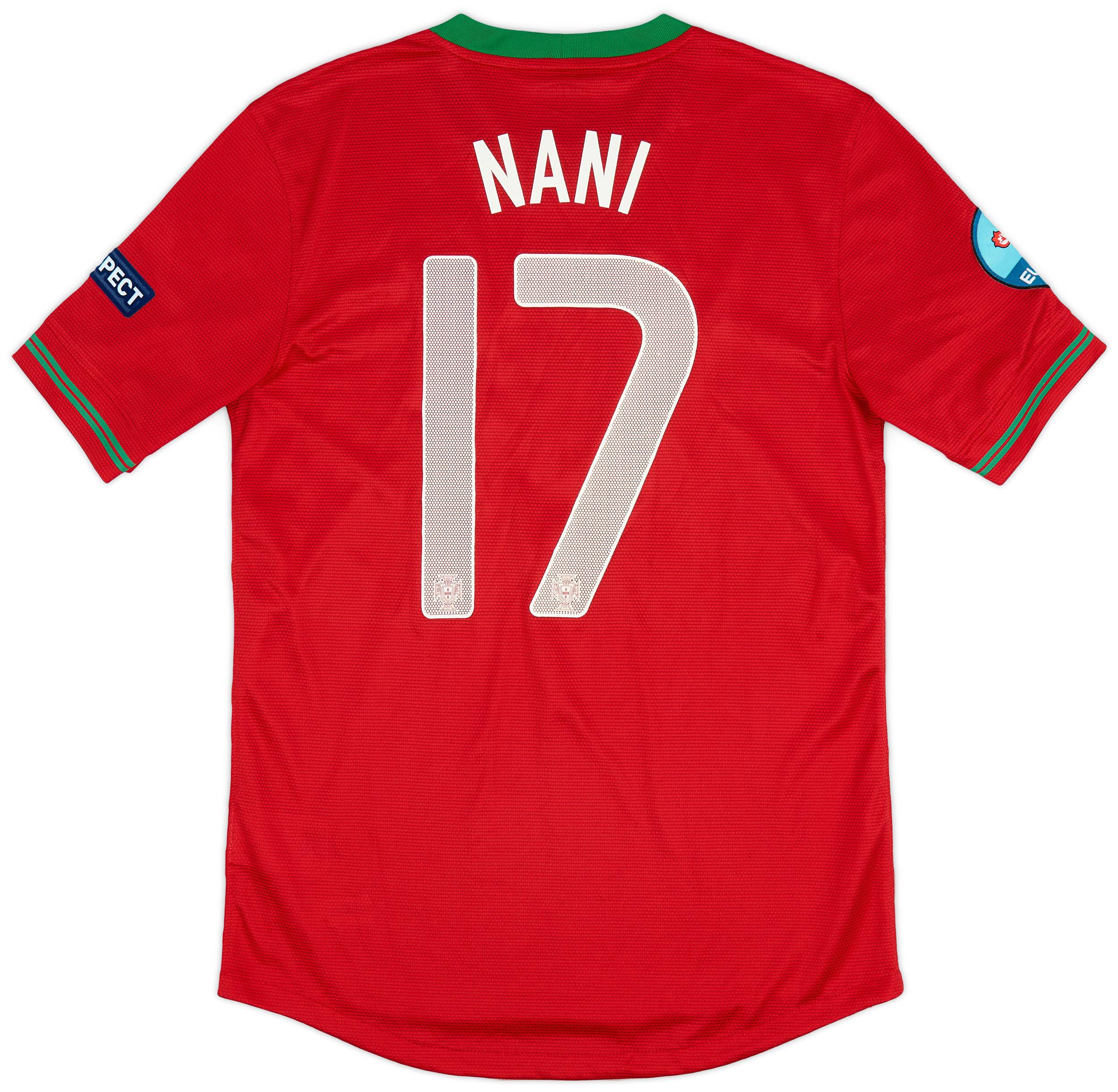 2012 13 Portugal Home Shirt Nani 17 8 10 S