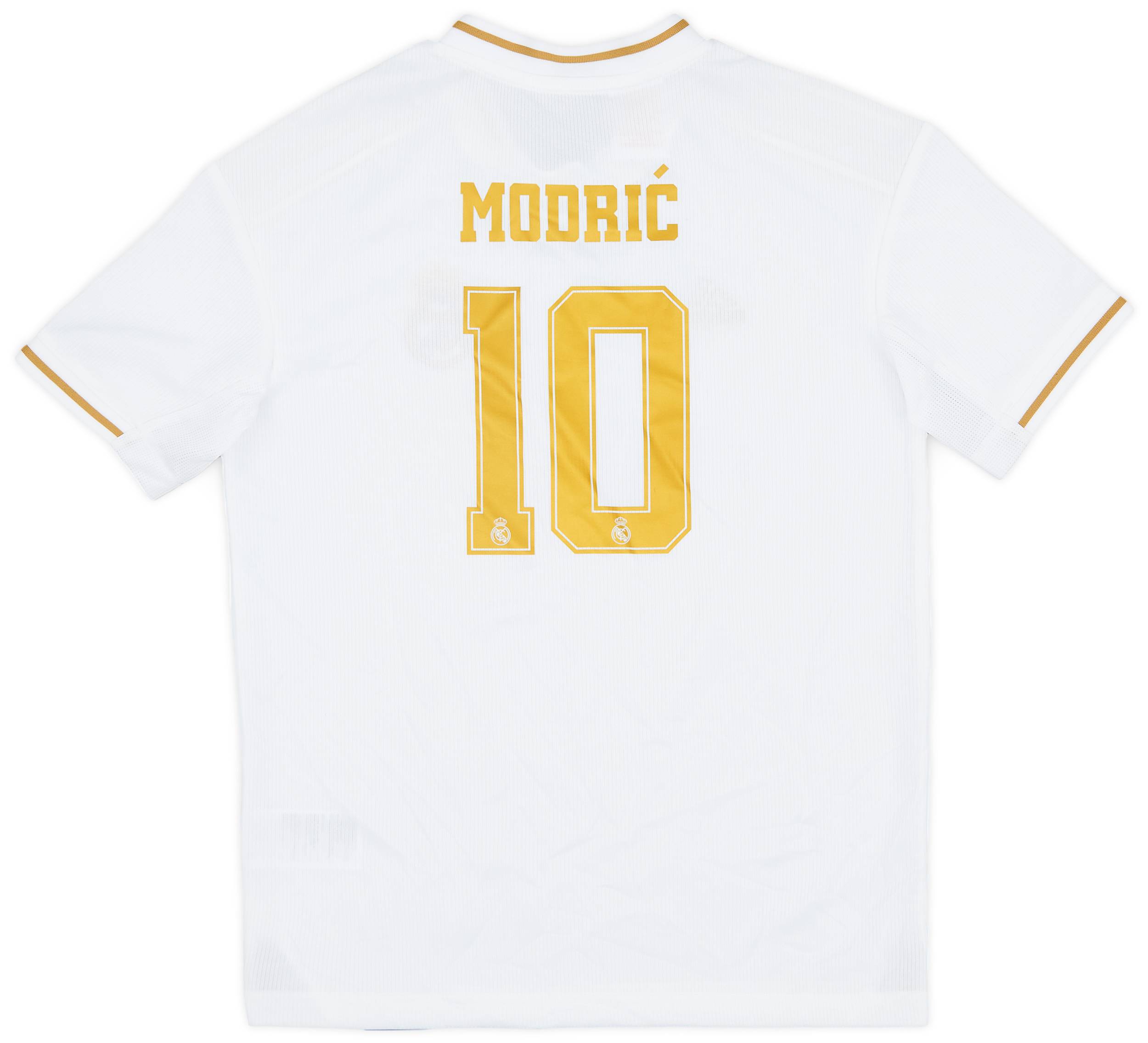 2019-20 Real Madrid Home Shirt Modric #10 - 10/10 - (M.Boys)