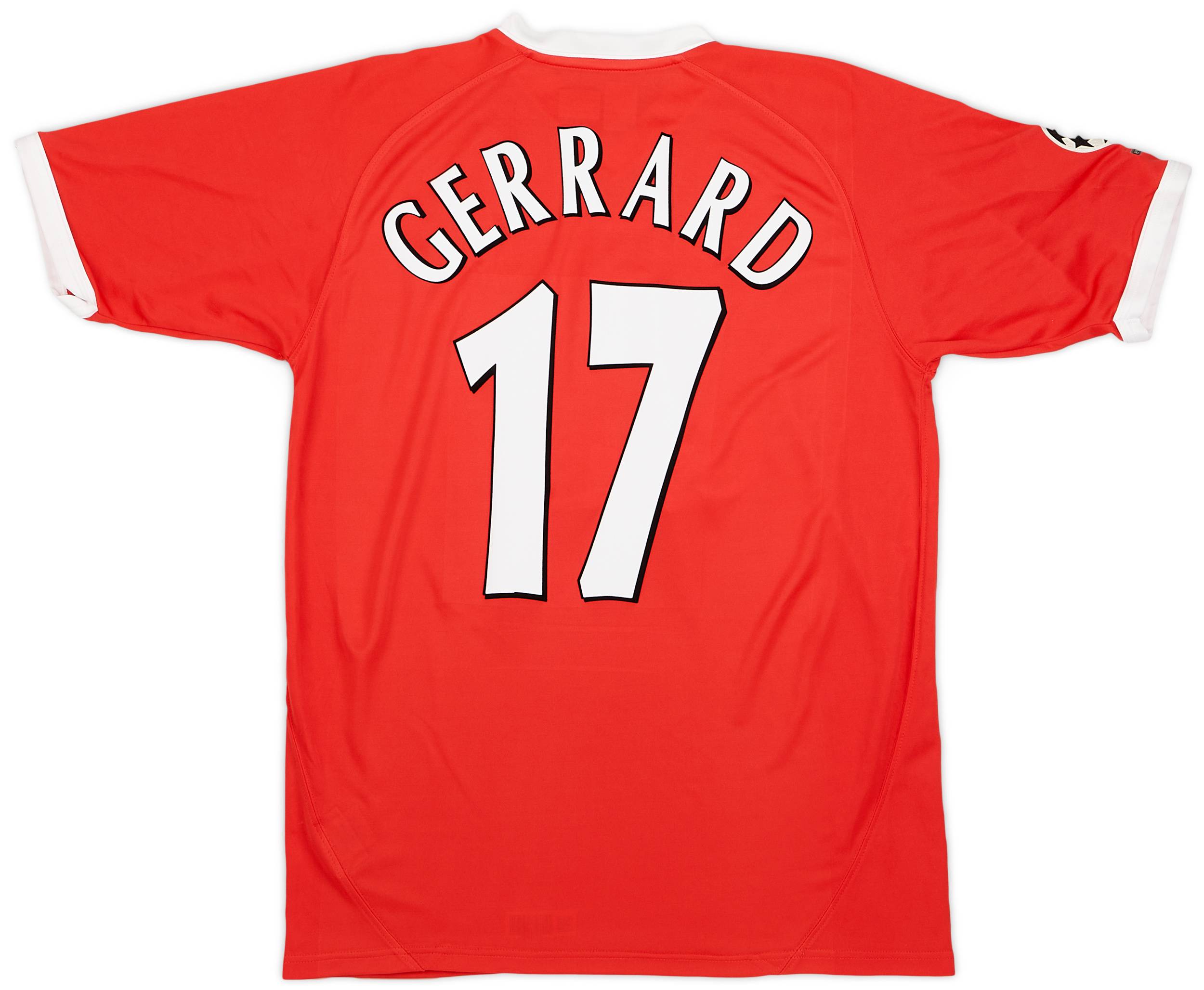 2001-03 Liverpool CL Shirt Gerrard #17 - 10/10 - (M)