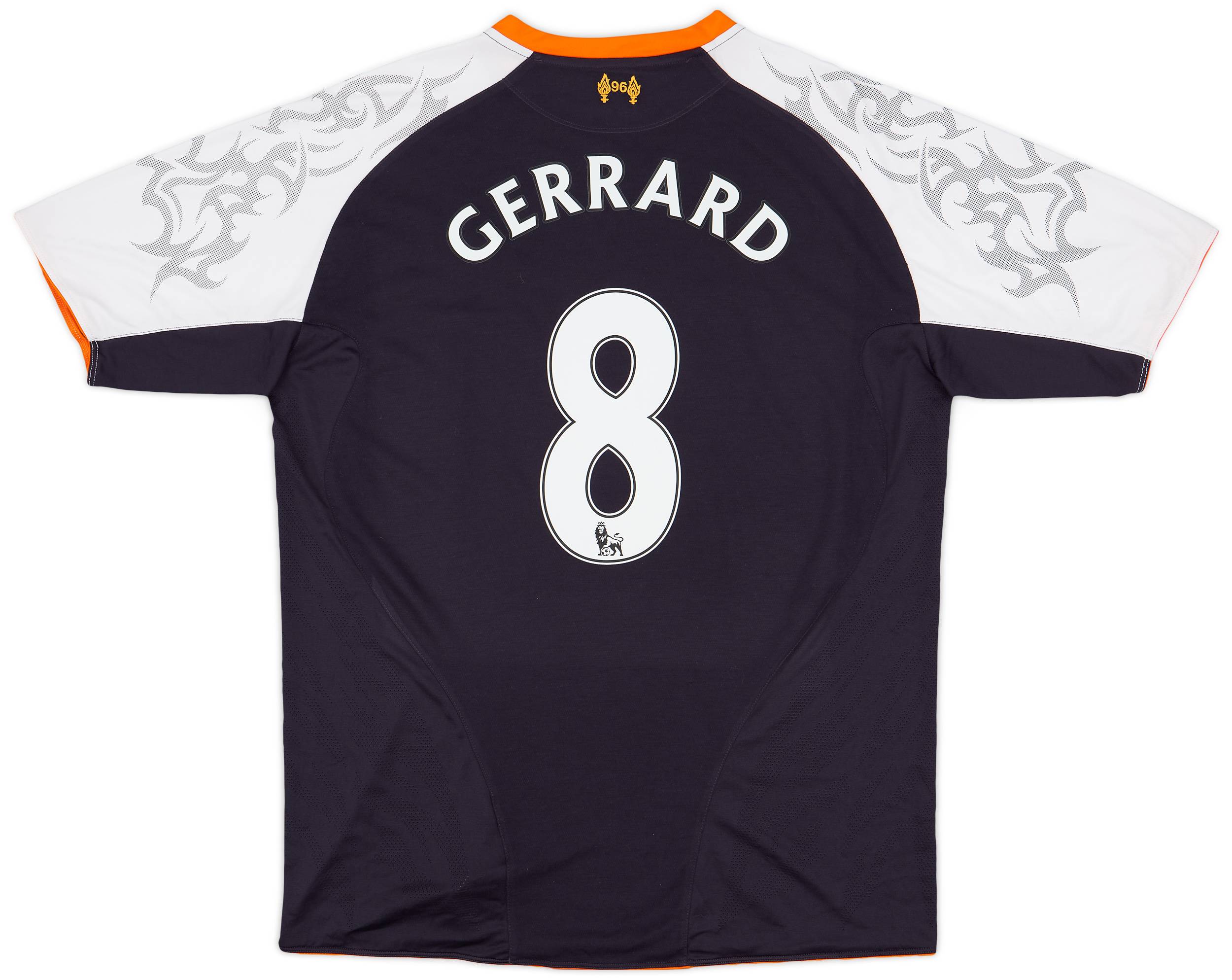 2012-13 Liverpool Third Shirt Gerrard #8 - 9/10 - (XL)