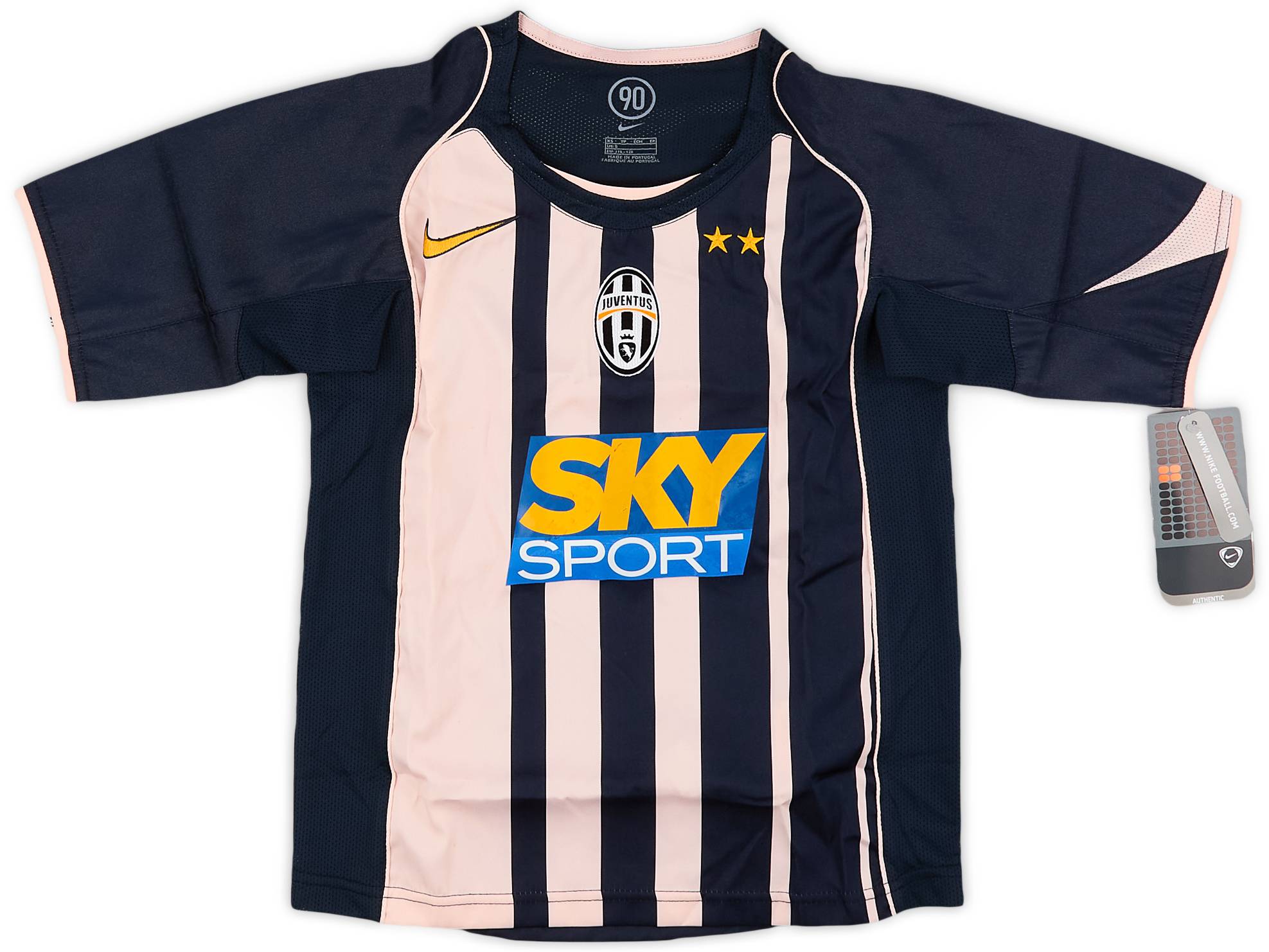 04/05 NIKE × JUVENTUS Away Game Shirts 2004-05 Juventus Away Shirt (XS.Boys)