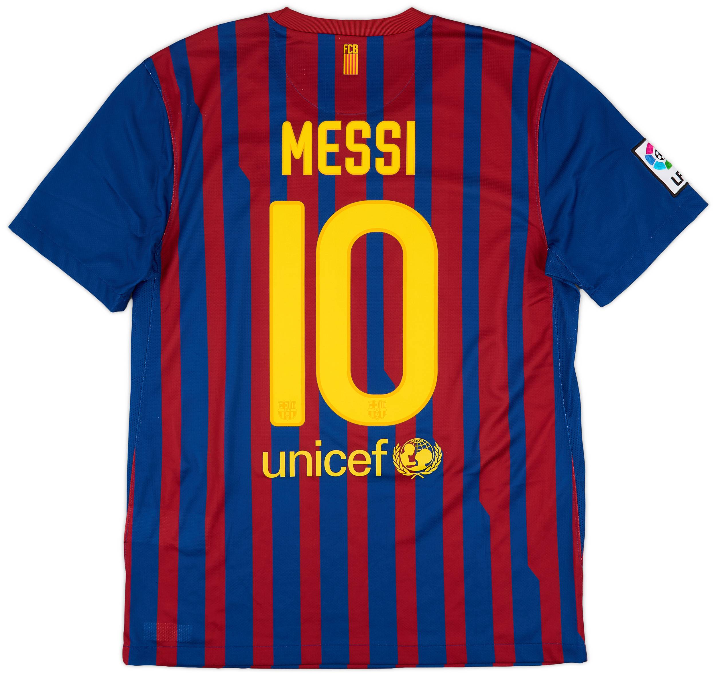 2011-12 Barcelona Home Shirt Messi #10 - 7/10 - (M)