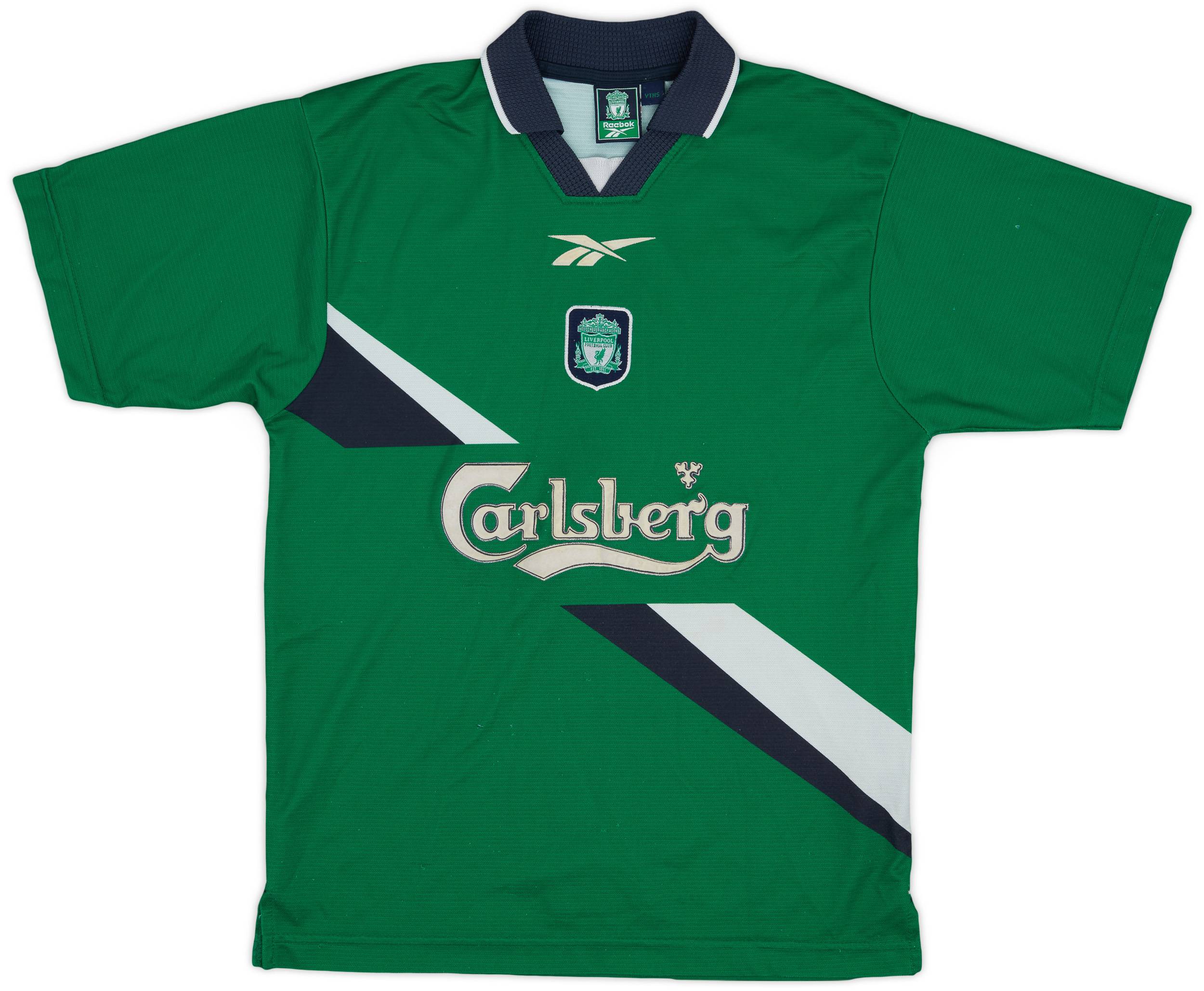 1999-00 Liverpool Away Shirt- 7/10- (Y)