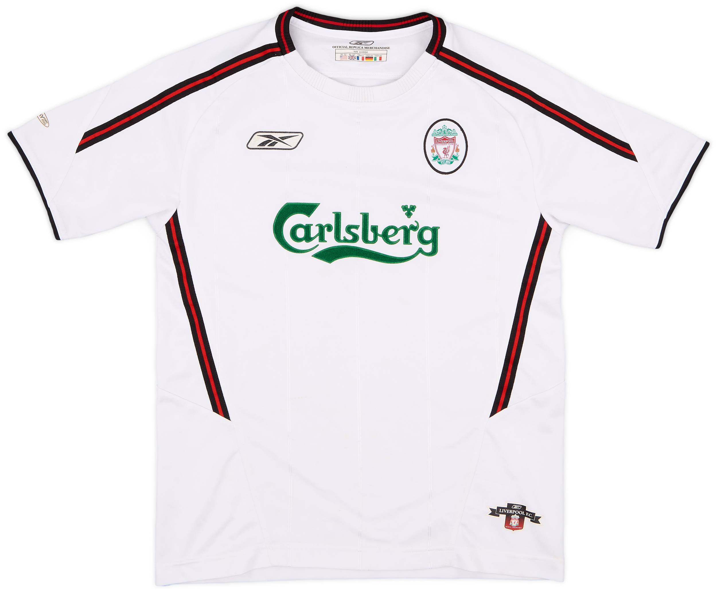 2003-04 Liverpool Away Shirt - 7/10 - (M.Boys)