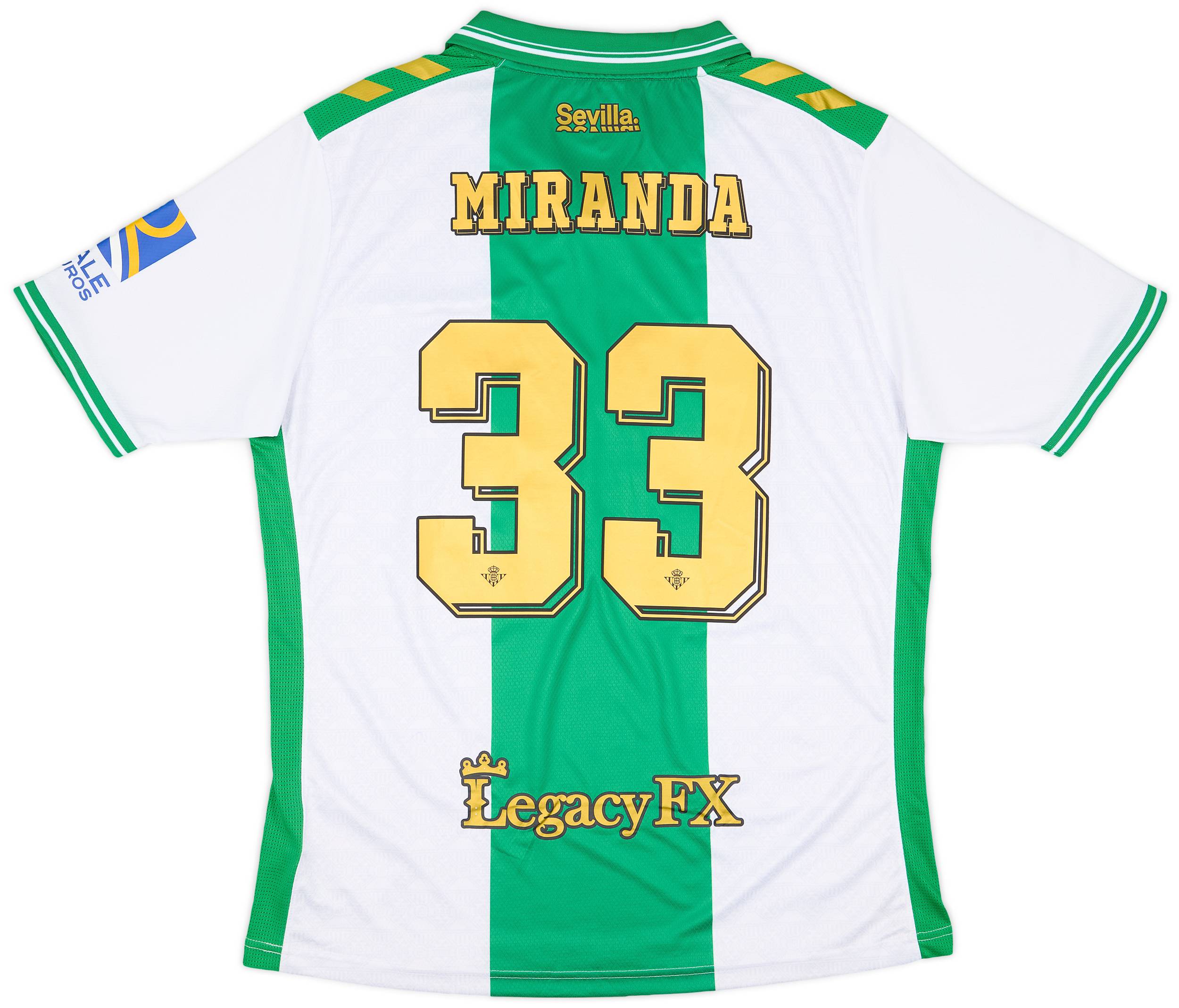 2022-23 Real Betis Cup Shirt Miranda #33 (3XL)