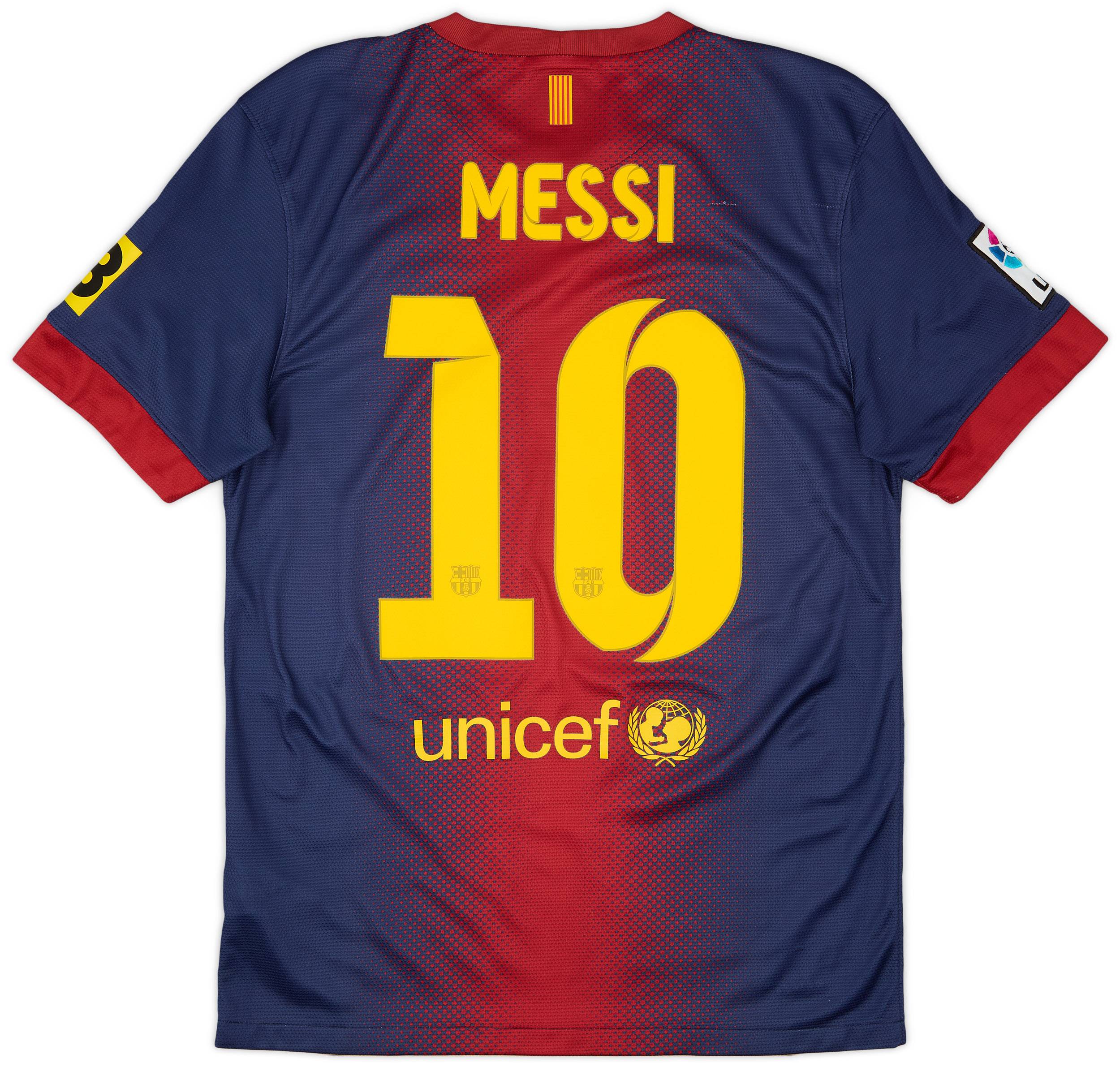2012-13 Barcelona Home Shirt Messi #10 - 8/10 - (S)