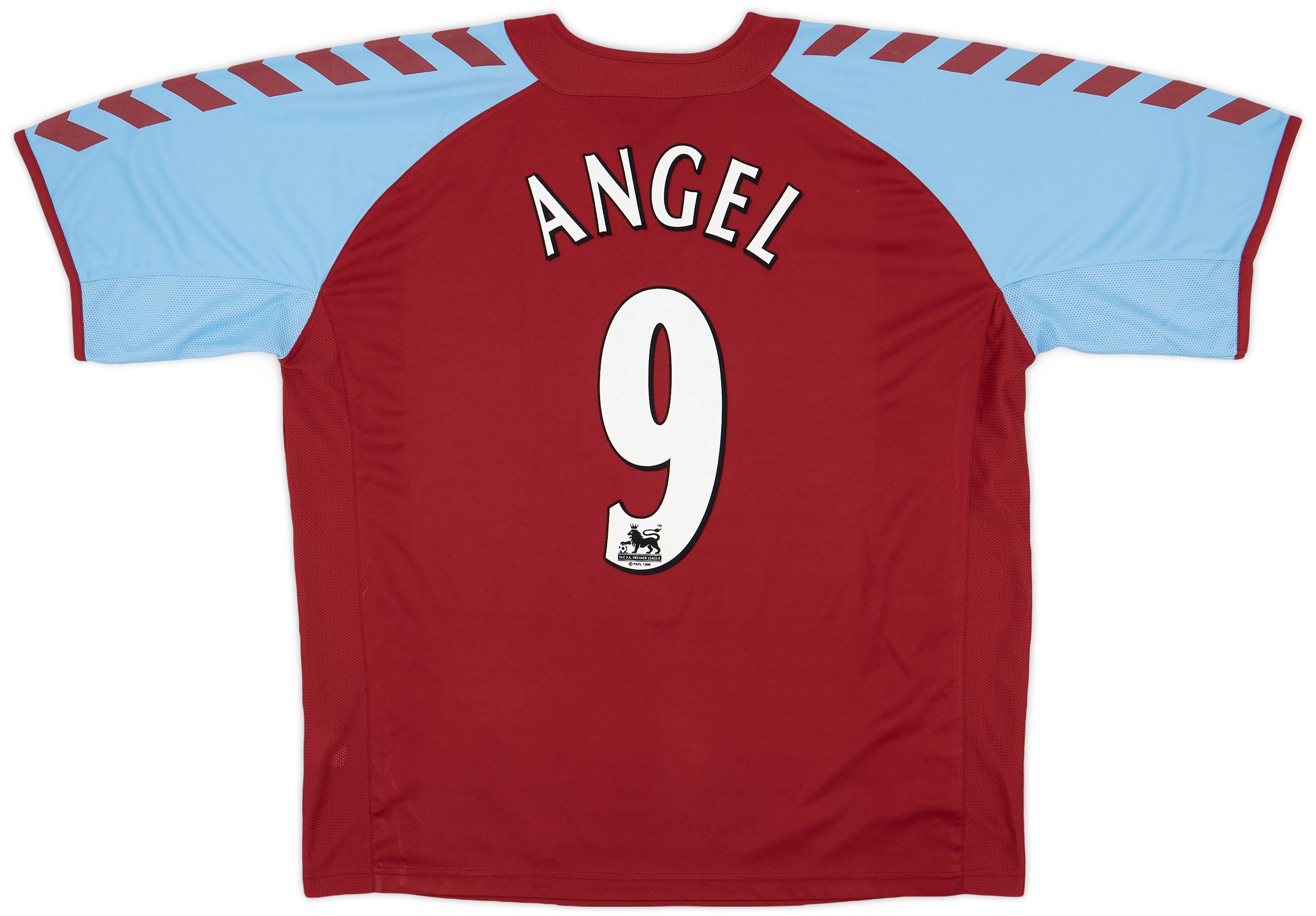 2004-05 Aston Villa Home Shirt Angel #9 - 8/10 - (XXL)