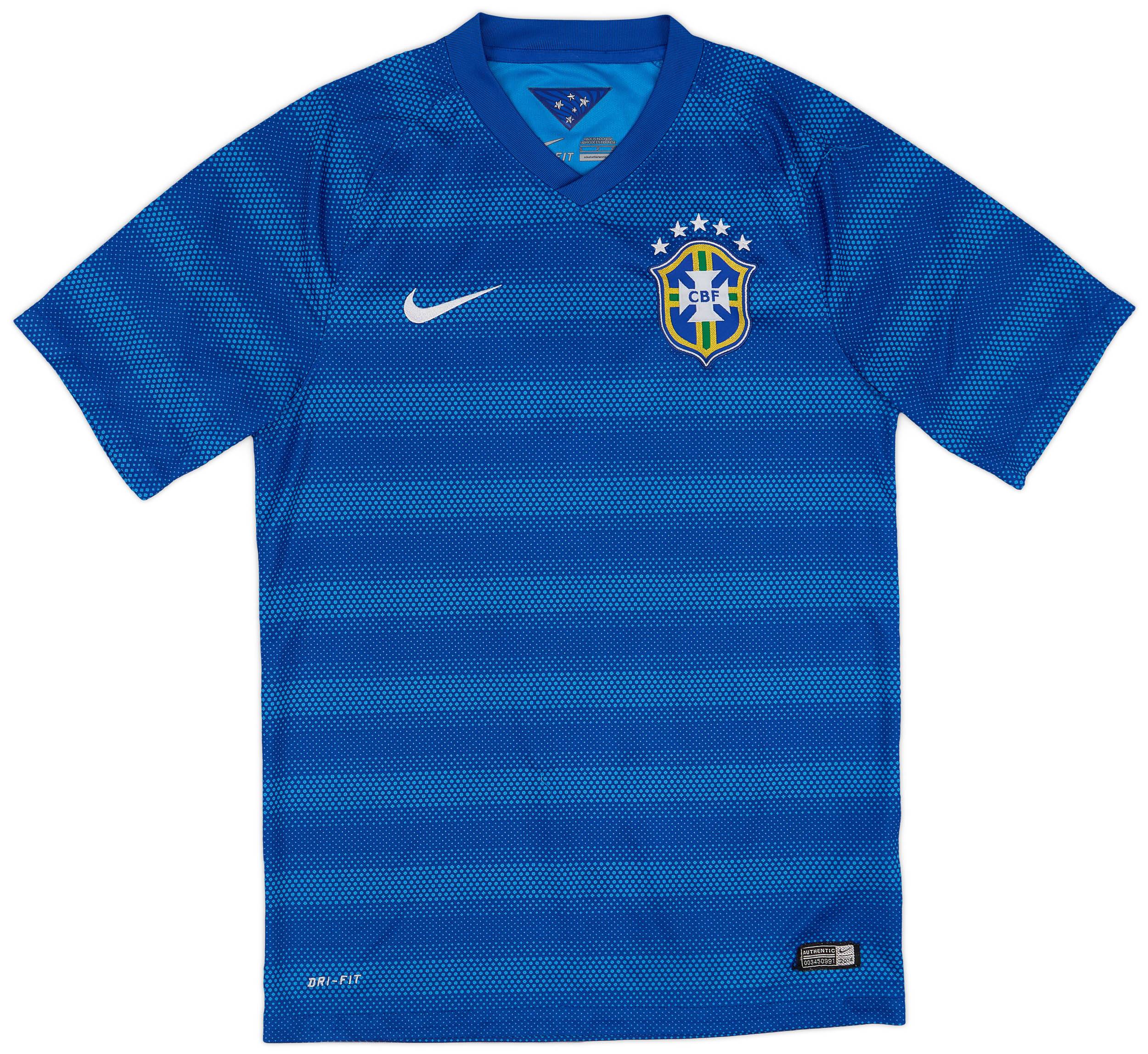 2014-15 Brazil Away Shirt - 8/10 - (S)