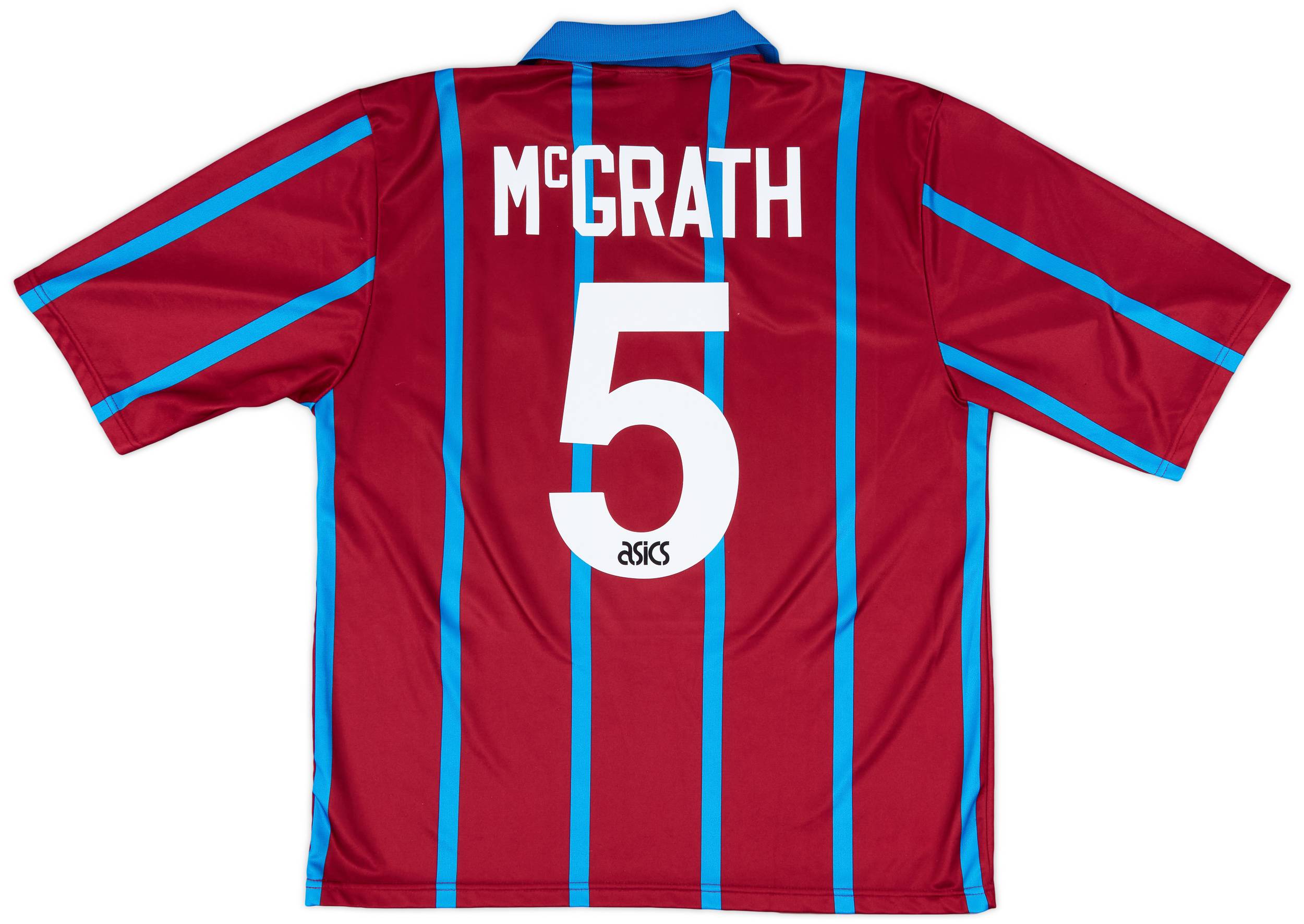 1993-95 Aston Villa Home Shirt McGrath #5 - 9/10 - (XL)