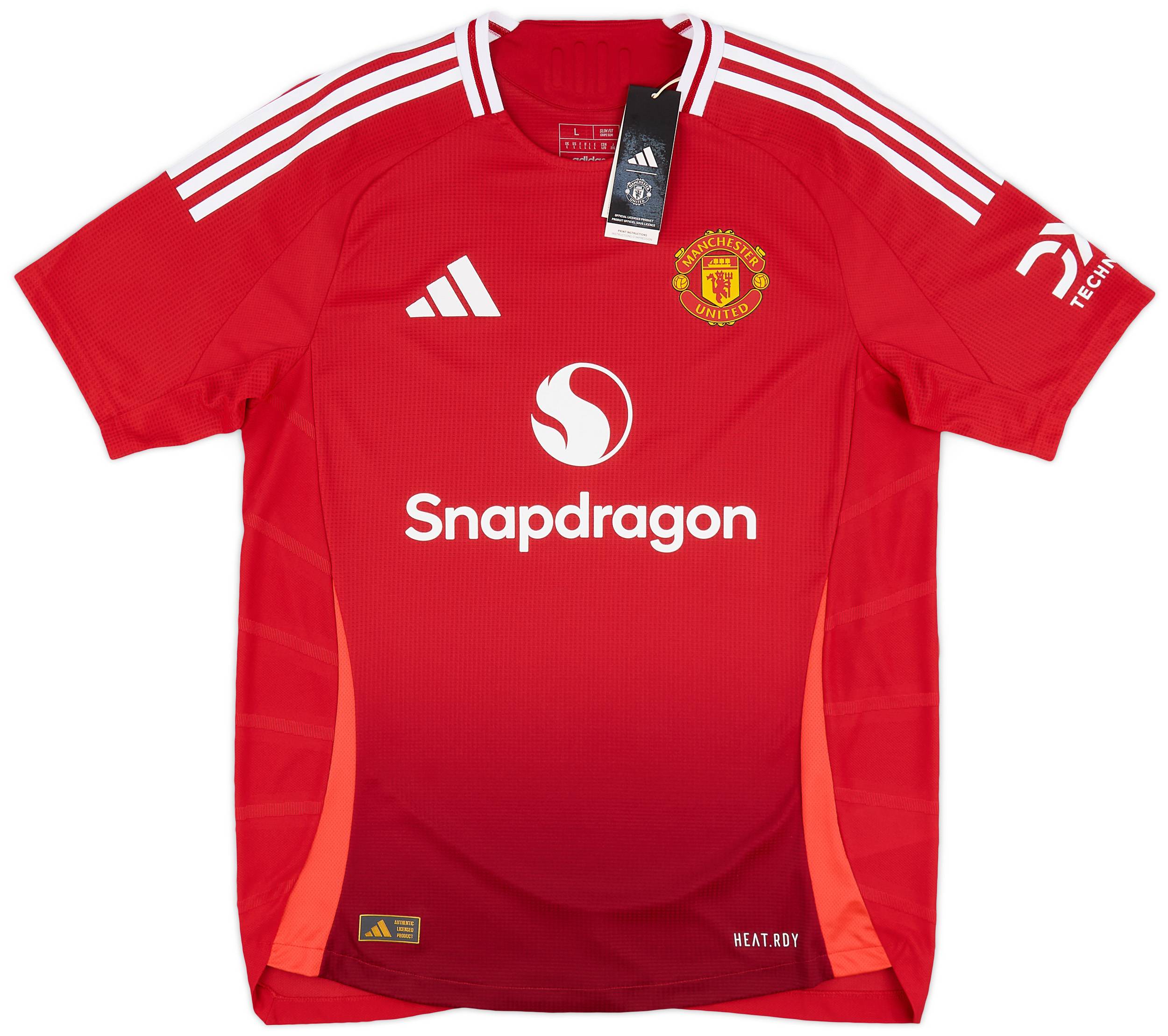 2024-25 Manchester United Authentic Home Shirt Garnacho #17