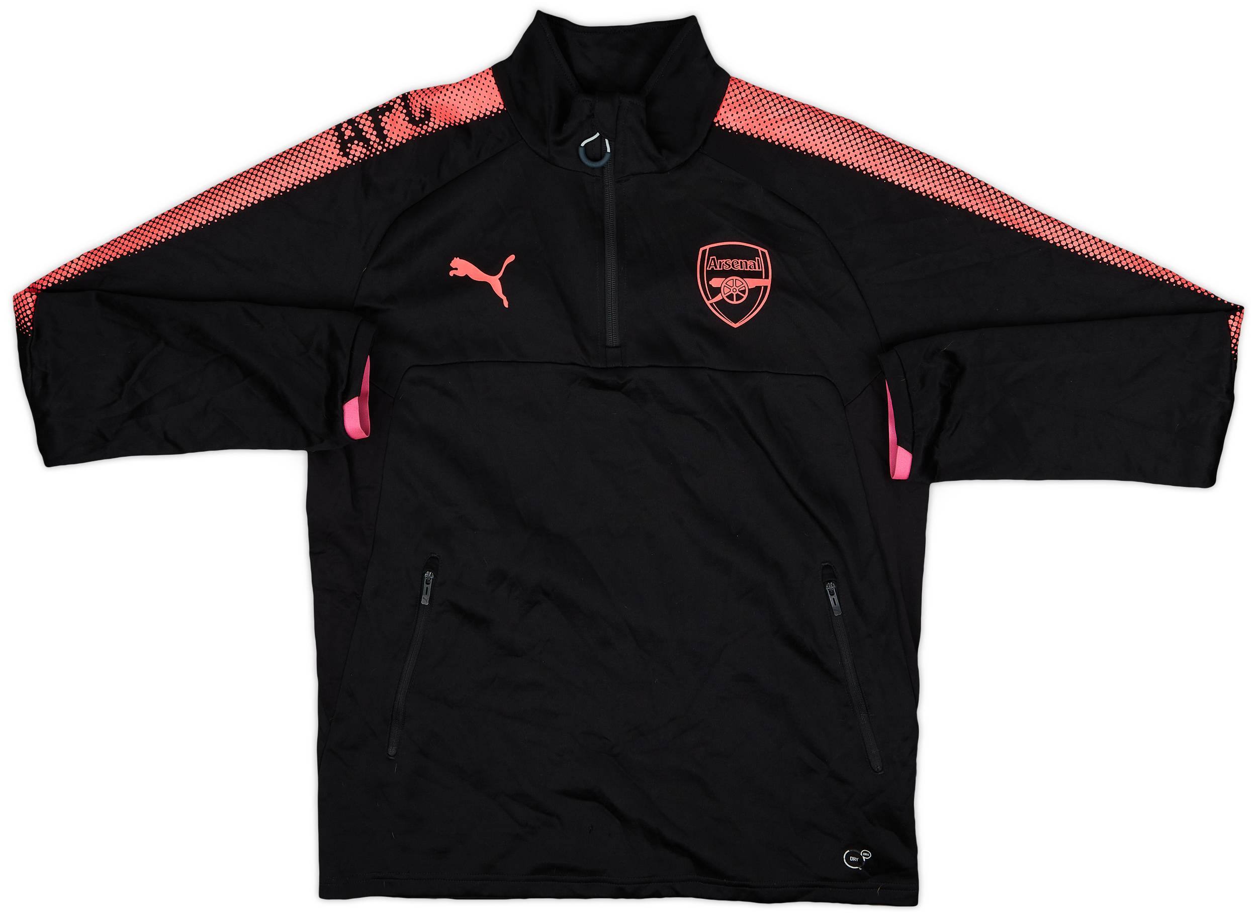 2017-18 Arsenal Puma 1/4 Zip Drill Top - 8/10 - (M)