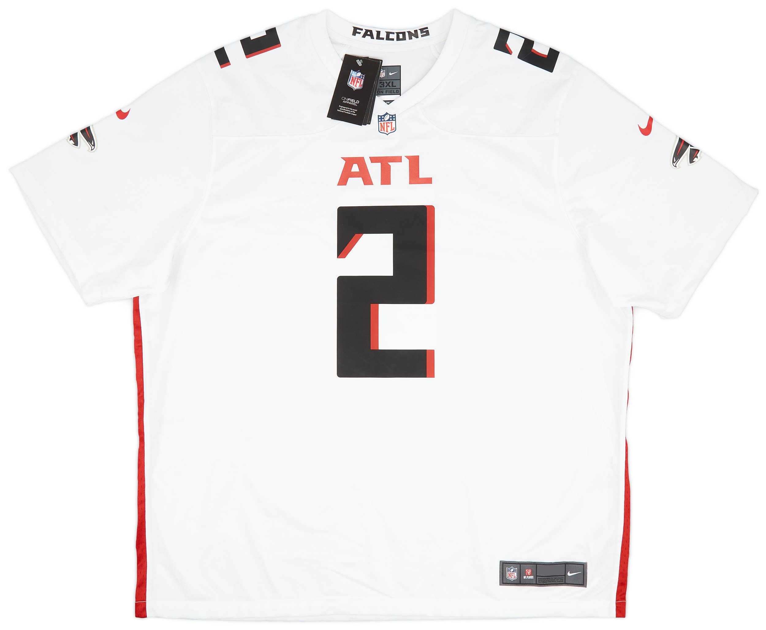 2020 21 Atlanta Falcons Ryan 2 Nike Game Away Jersey 3XL