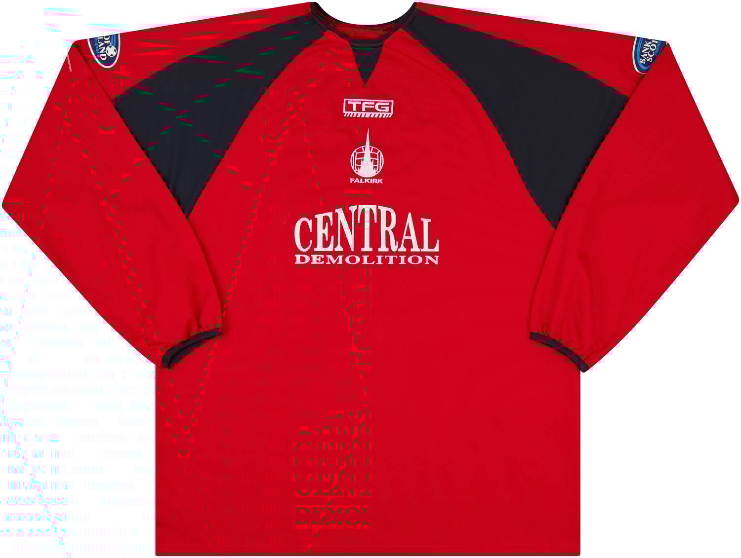 2005-06 Falkirk Match Issue GK Shirt Hill #17
