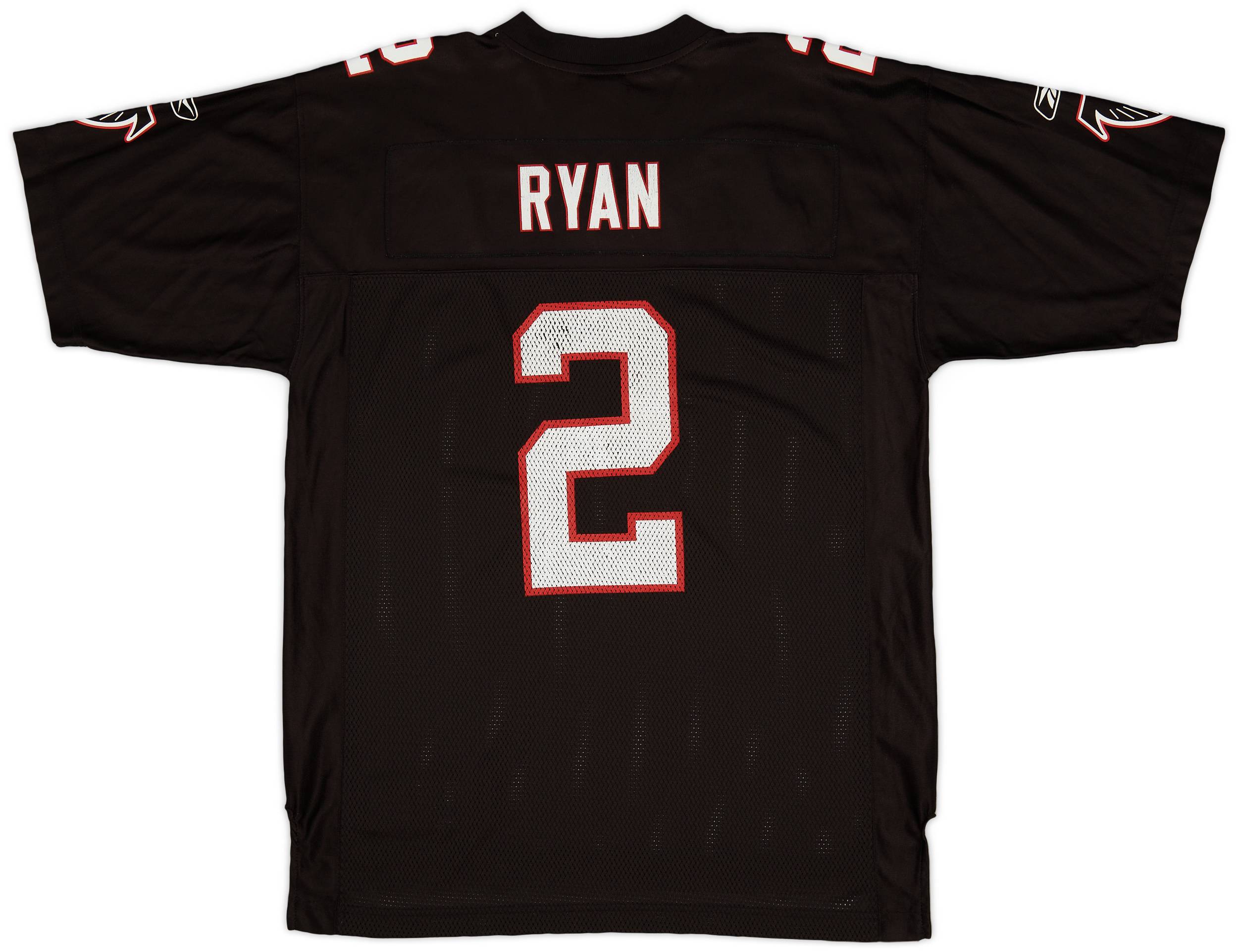 Reebok NFL Atlanta Falcons Ryan ゲームシャツ 2009-11 Atlanta Falcons Ryan #2 Reebok On Field Alternate