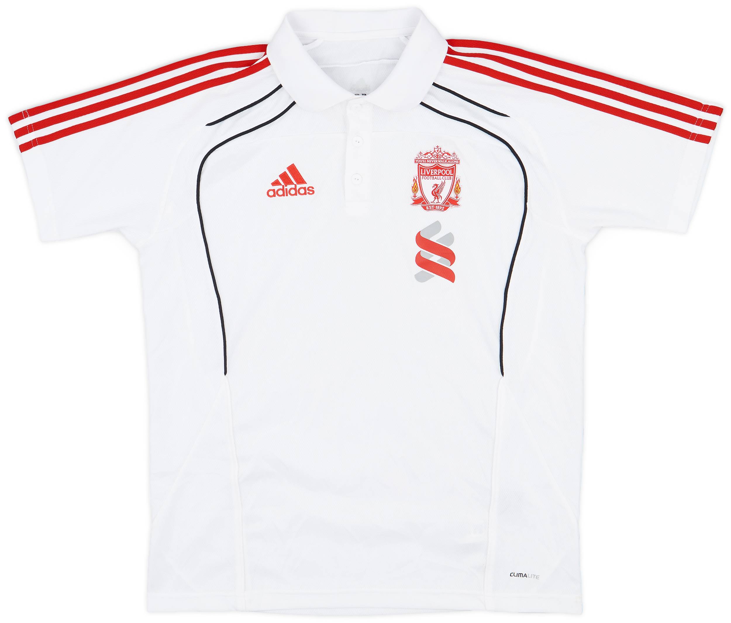 2010-11 Liverpool adidas Polo Shirt - 8/10 - (L)