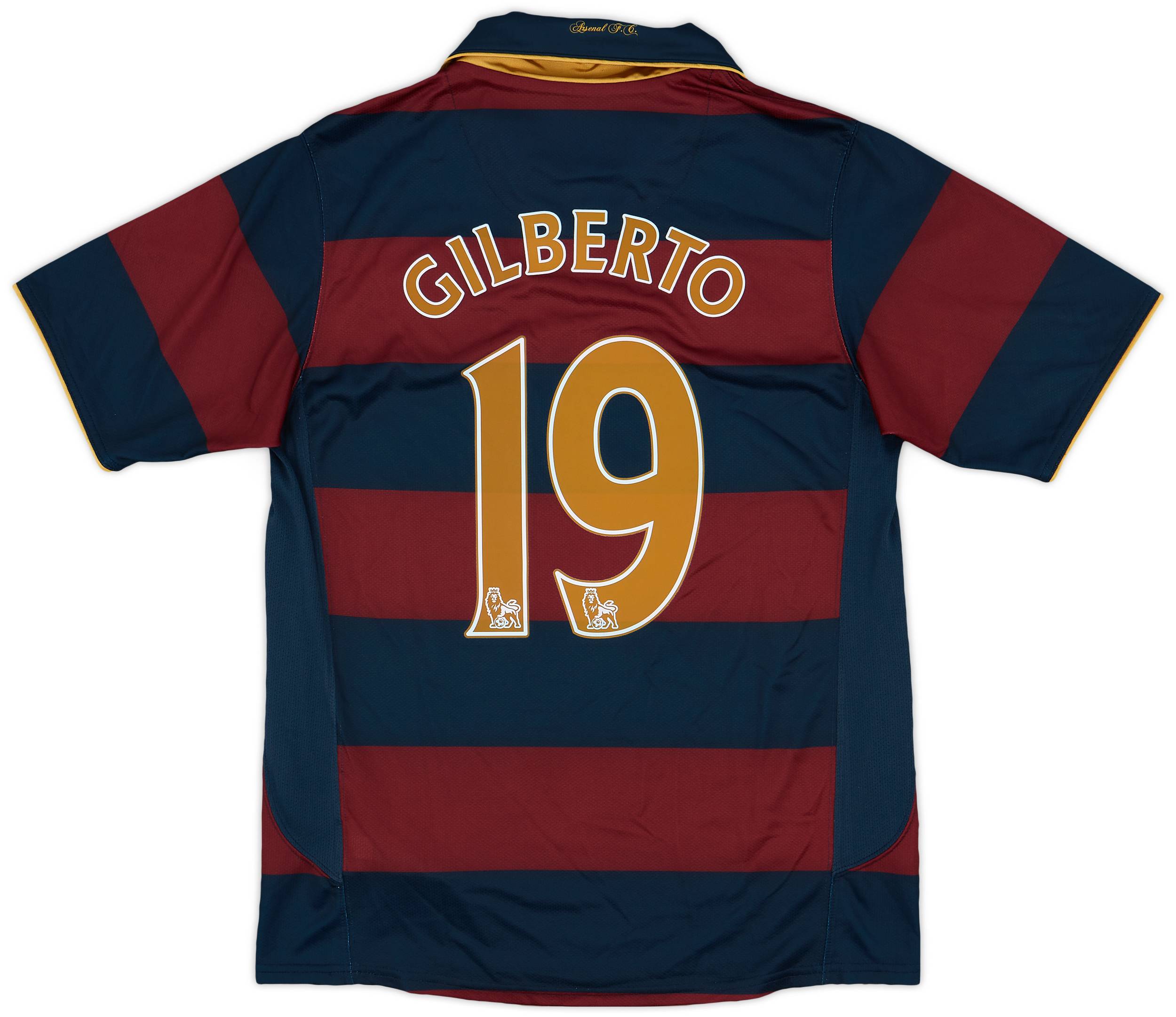 2007-08 Arsenal Third Shirt Gilberto #19 - 9/10 - (S)