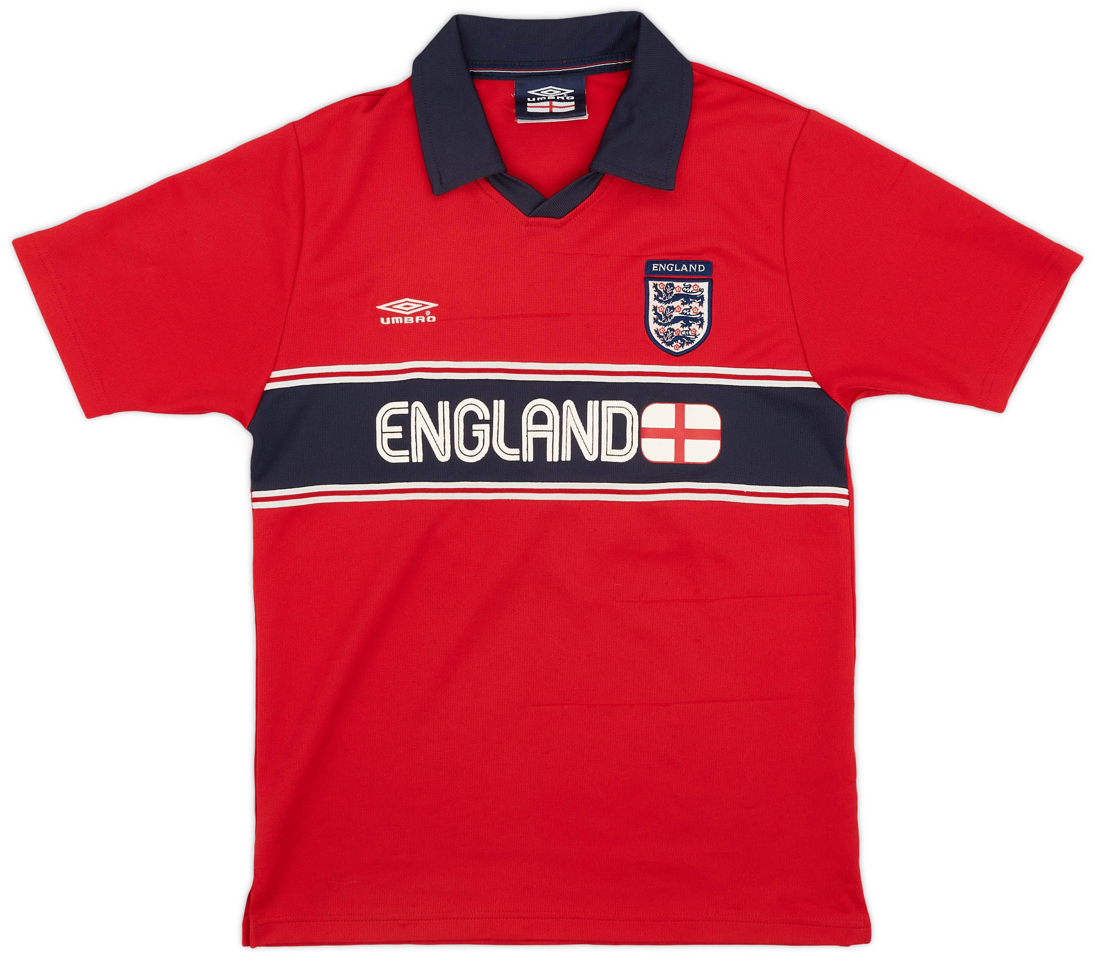 2002-03 England Umbro Polo Shirt #10 - 6/10 - (S)